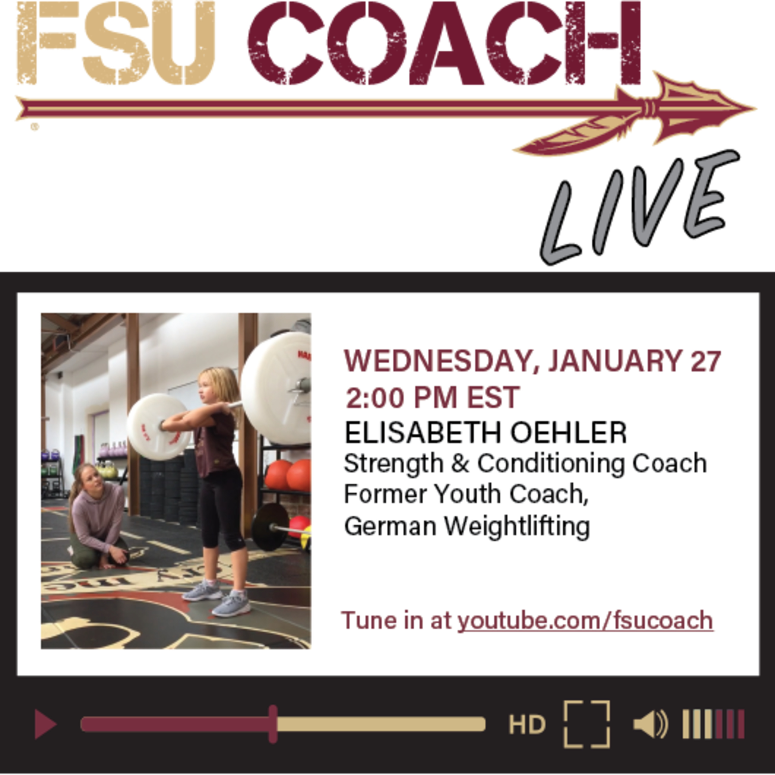 FSU COACH Live: Interviews with Coaches and Sports Professionals