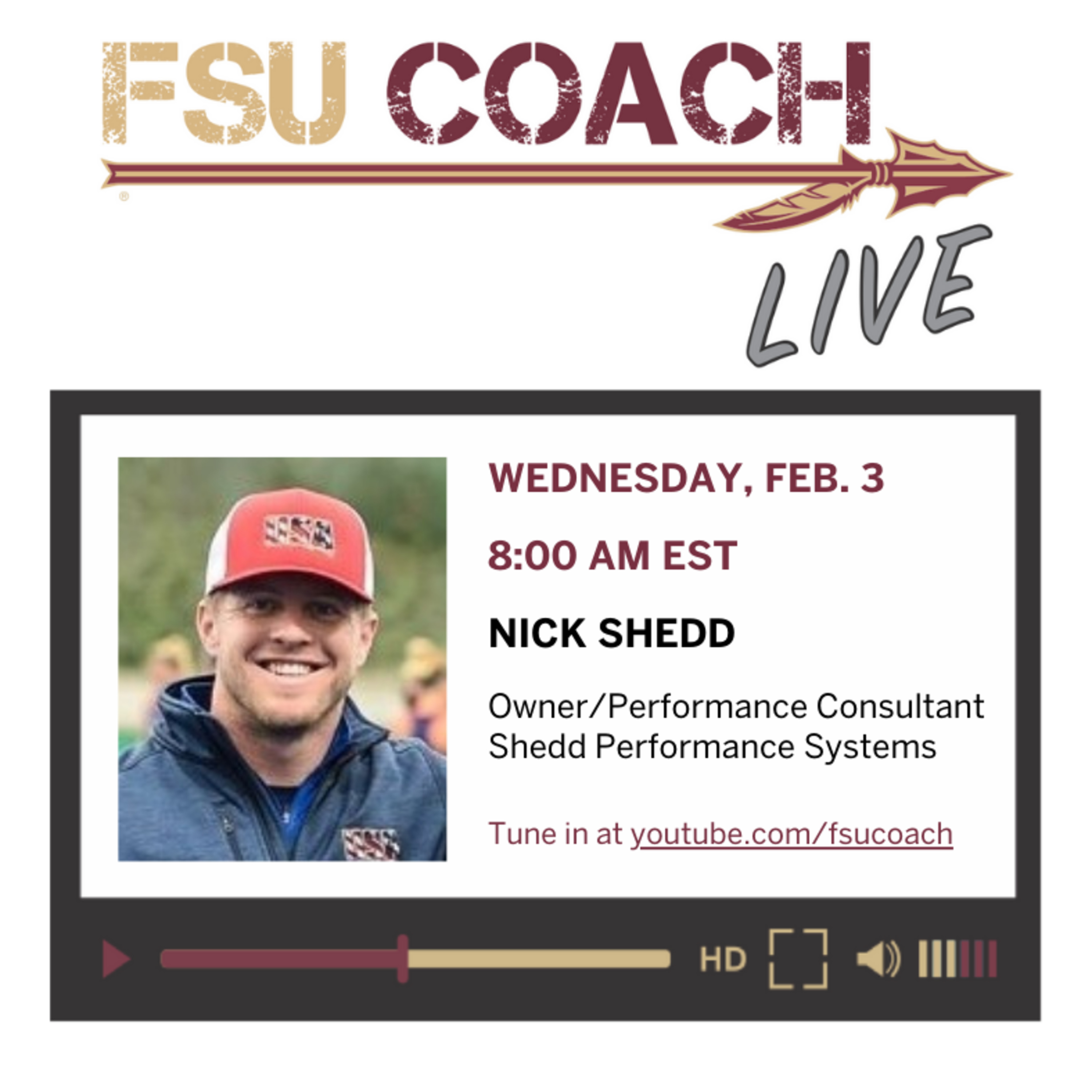 FSU COACH Live: Interviews with Coaches and Sports Professionals