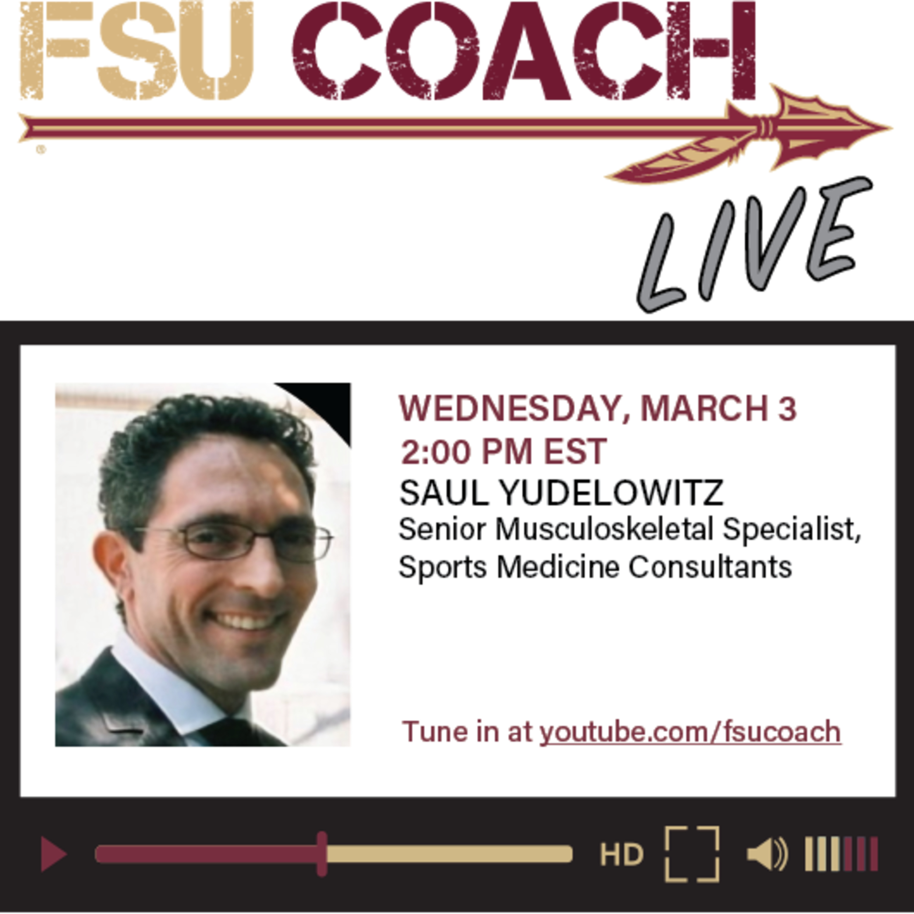 FSU COACH Live: Interviews with Coaches and Sports Professionals