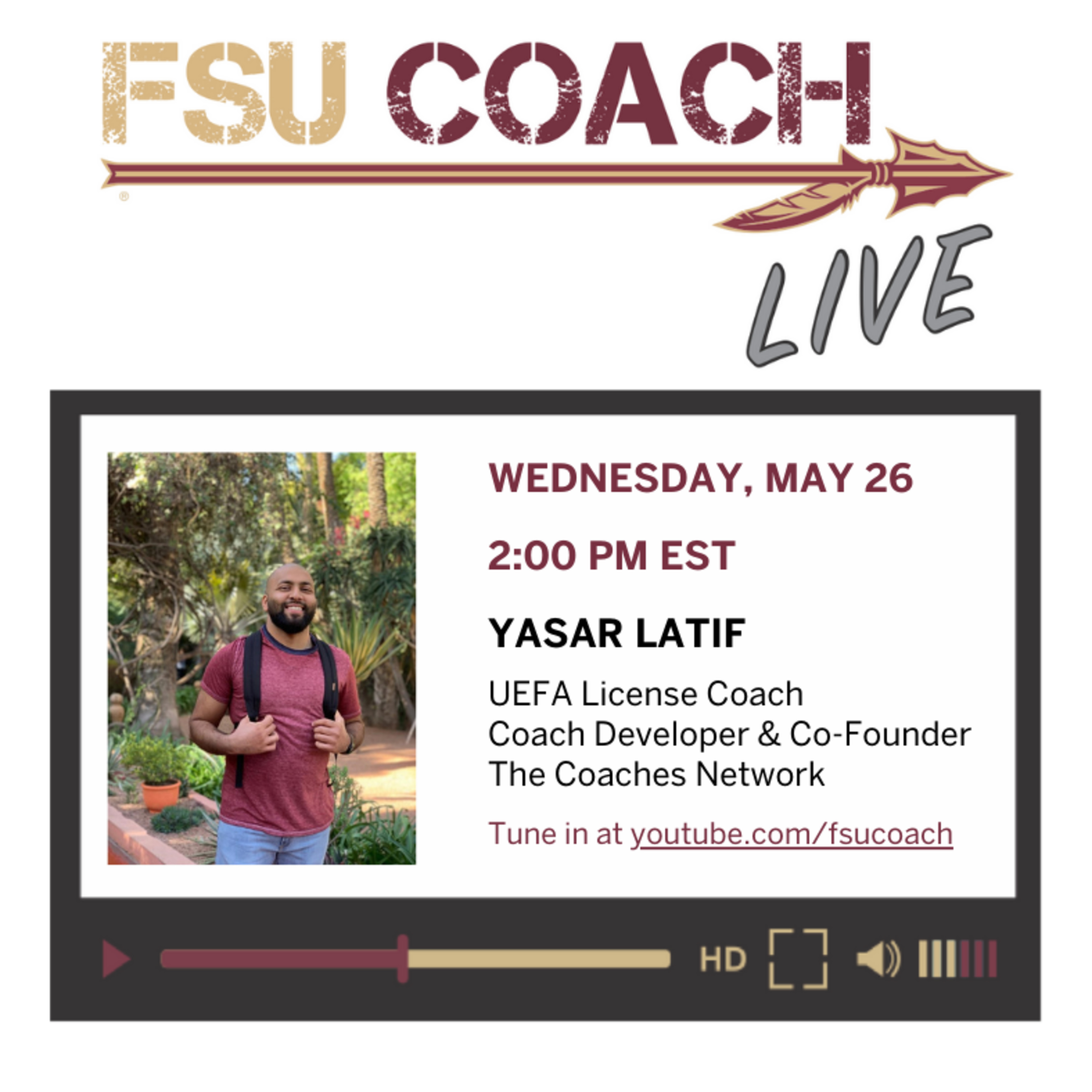 FSU COACH Live: Interviews with Coaches and Sports Professionals