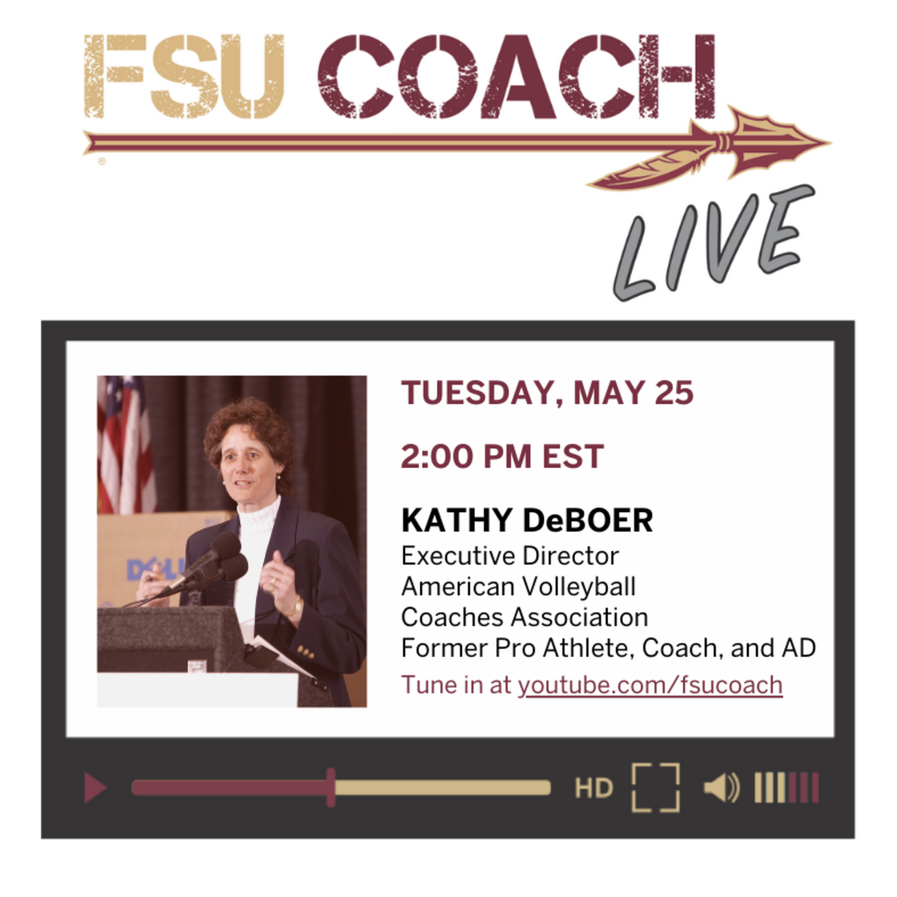 FSU COACH Live: Interviews with Coaches and Sports Professionals