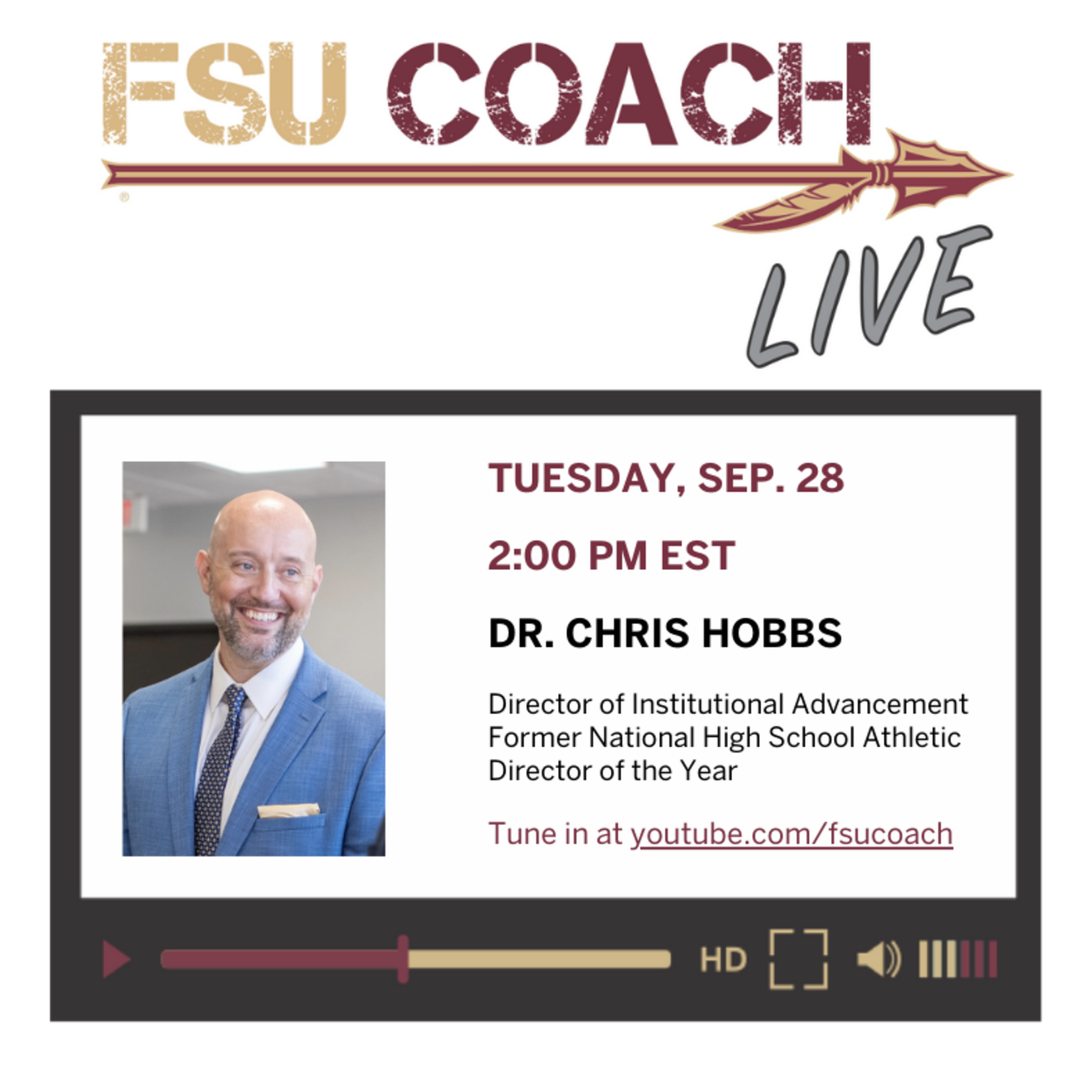 Interview with Dr. Chris Hobbs, Dir. of Institutional Advancement, Former High School AD of the Year episode artwork