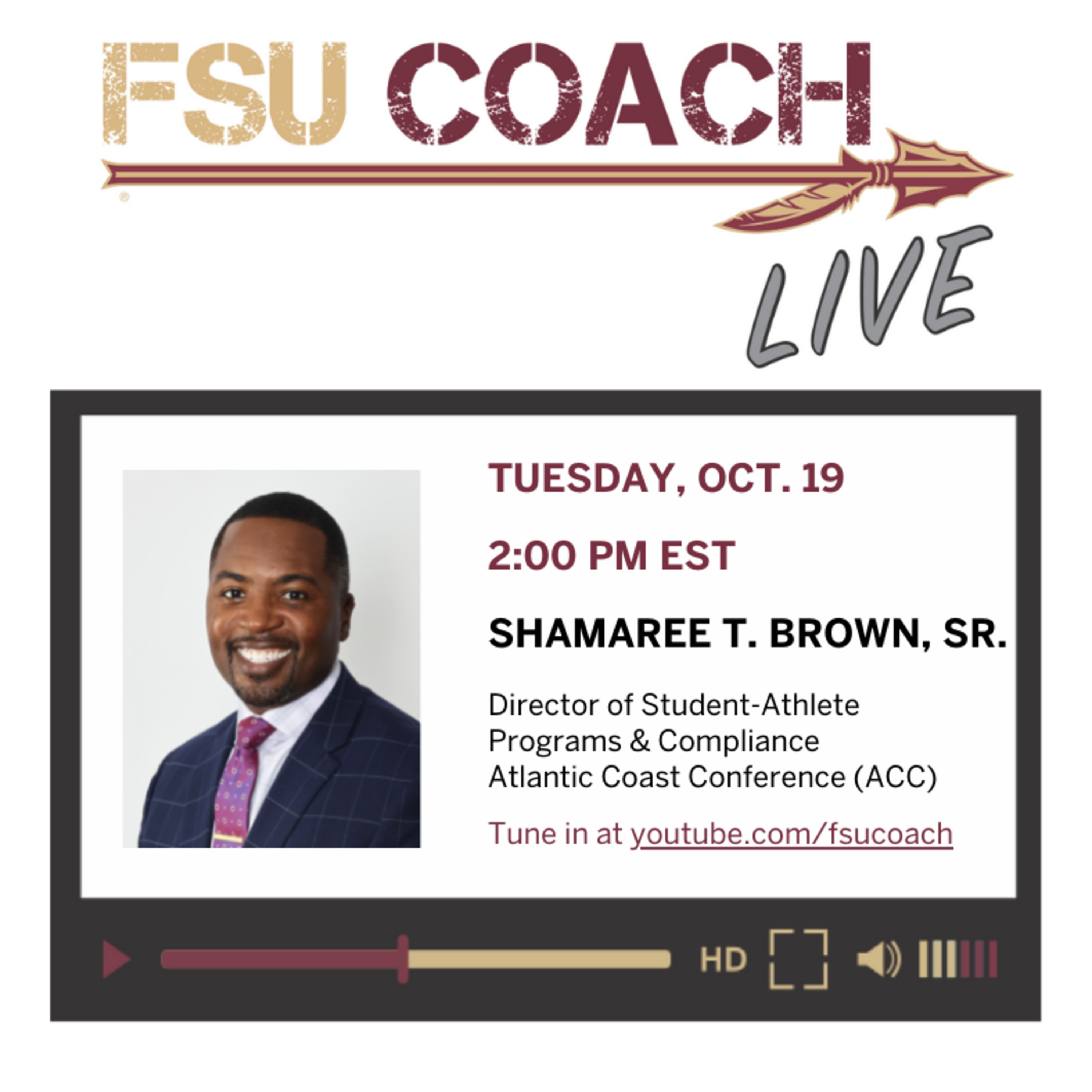 Interview with Shamaree Brown Sr., ACC Director of Student Athlete Programs and Compliance episode artwork