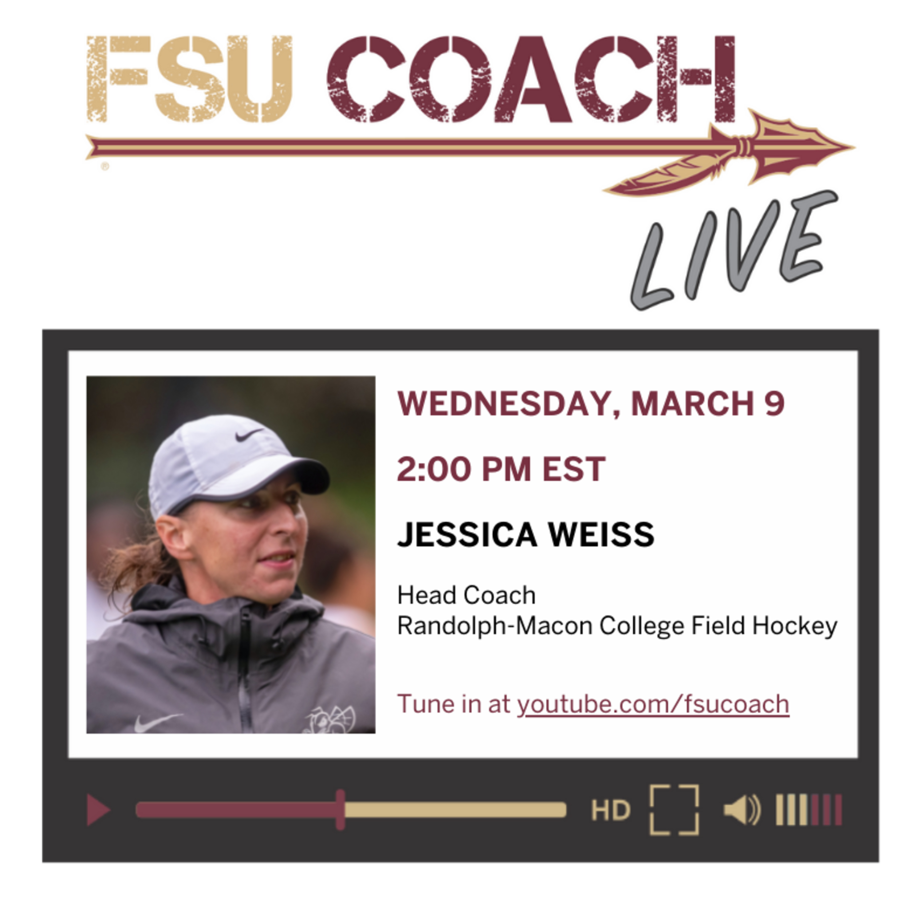 FSU COACH Live: Interviews with Coaches and Sports Professionals