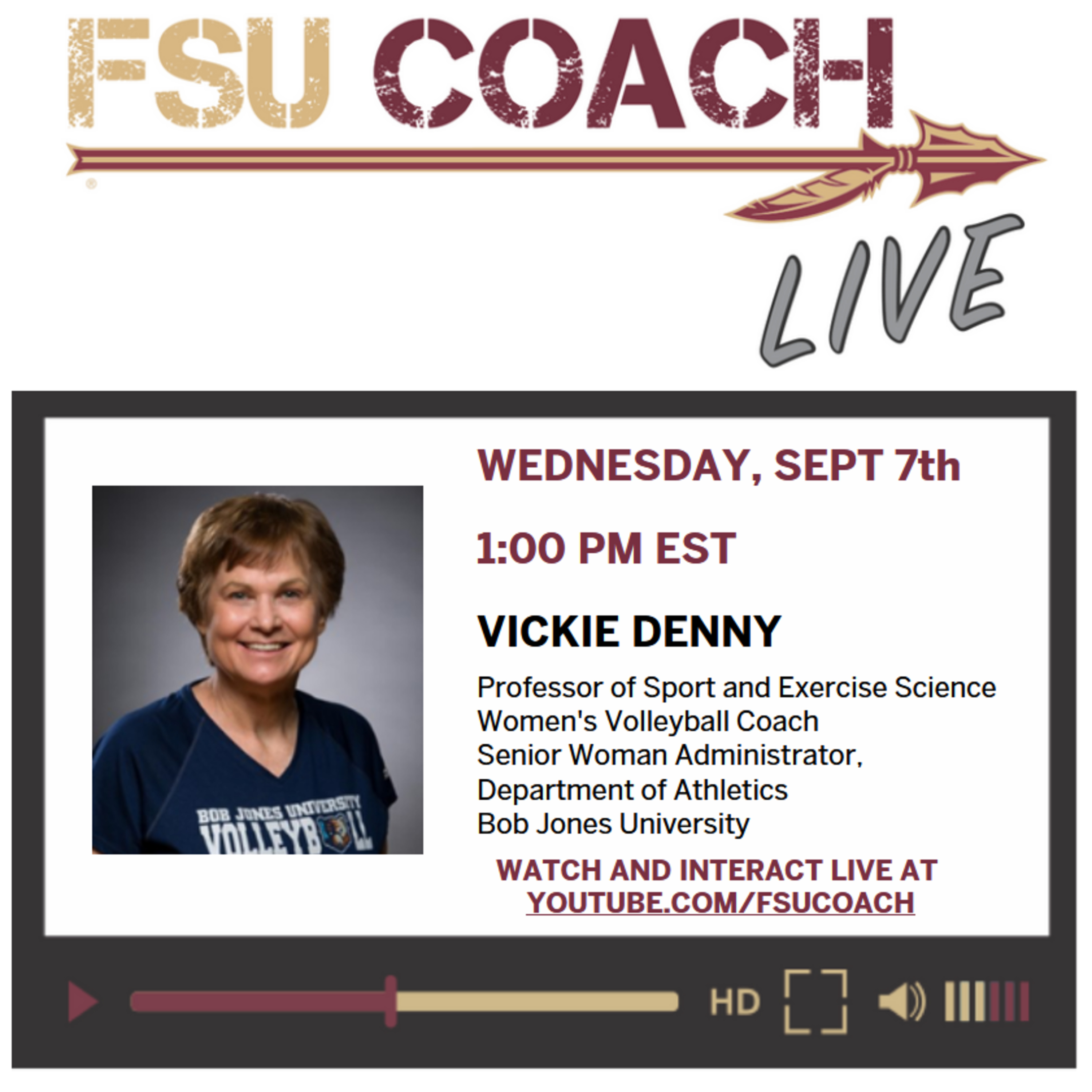 Interview with Dr Vickie Denny, Professor, Volleyball Coach, & Administrator at Bob Jones University episode artwork