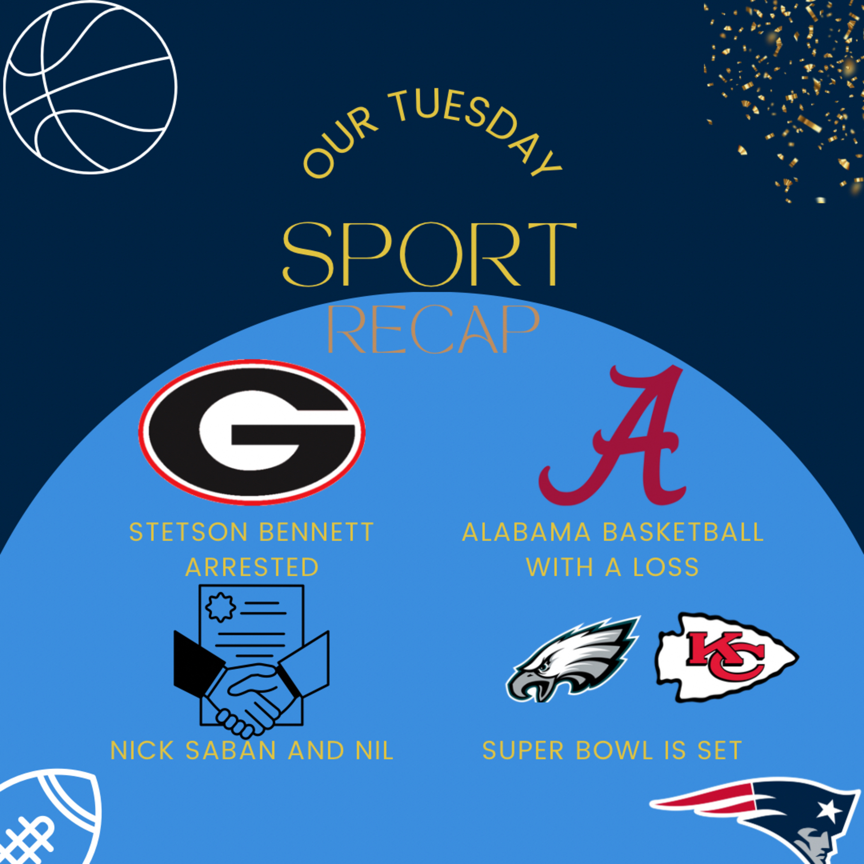 Tuesday Topic Focus: Super Bowl Set and Stetson Bennett Arrest