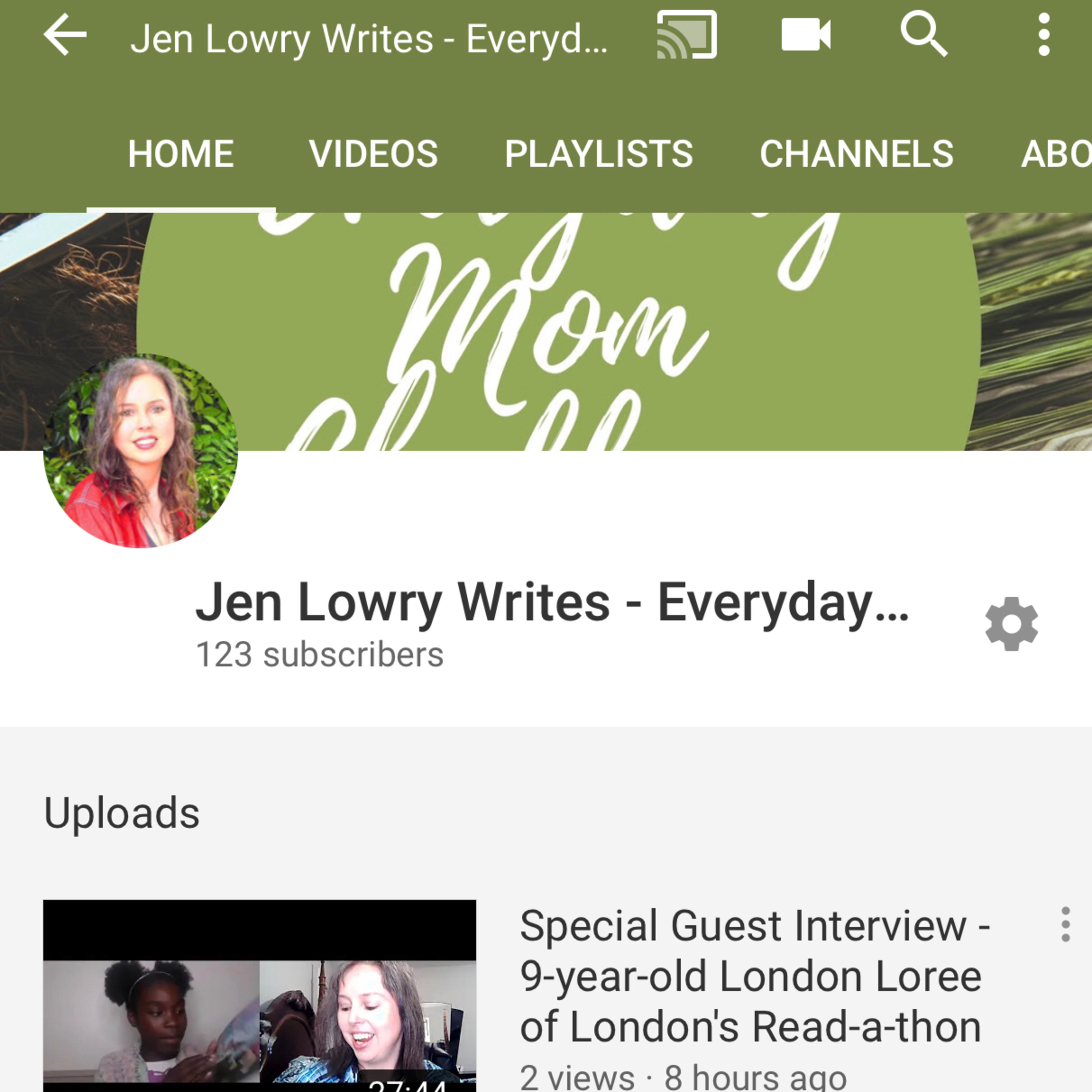 Challenge - Create an Author YouTube Channel episode artwork