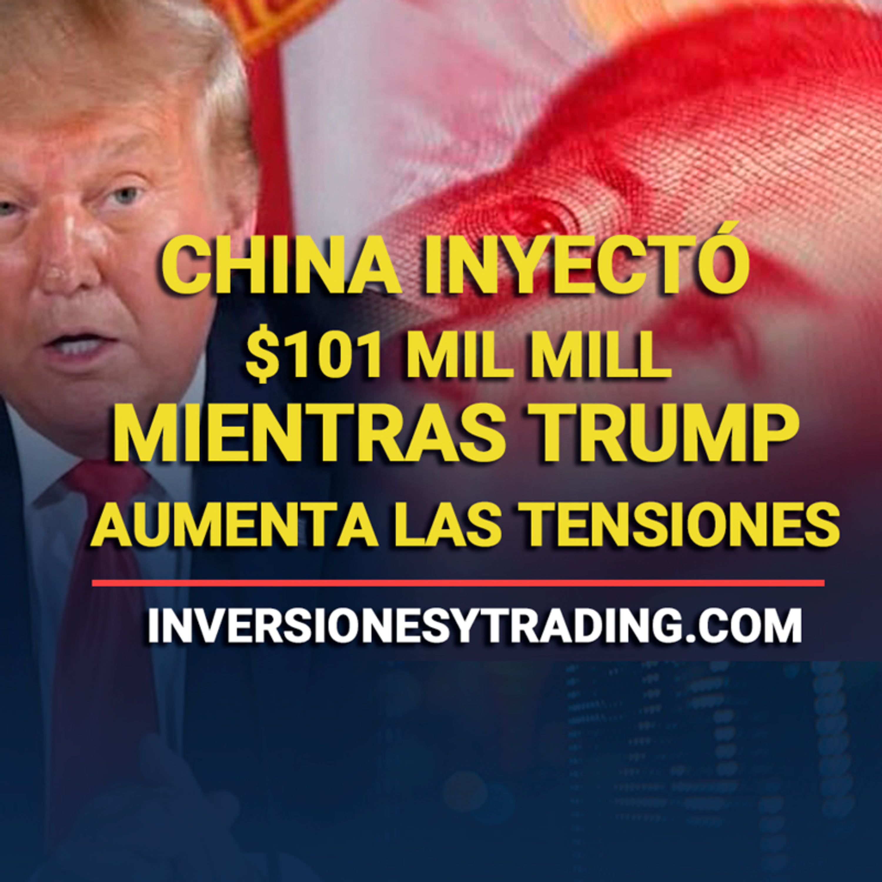 📈 Noticias y Análisis del Mercado Financiero de Hoy Lunes 17 de Agosto 2020 - Pre-Mercado Americano - China inyectó $101 mil millones de liquidez a su economía mientras Trump aumenta las tensiones. episode artwork