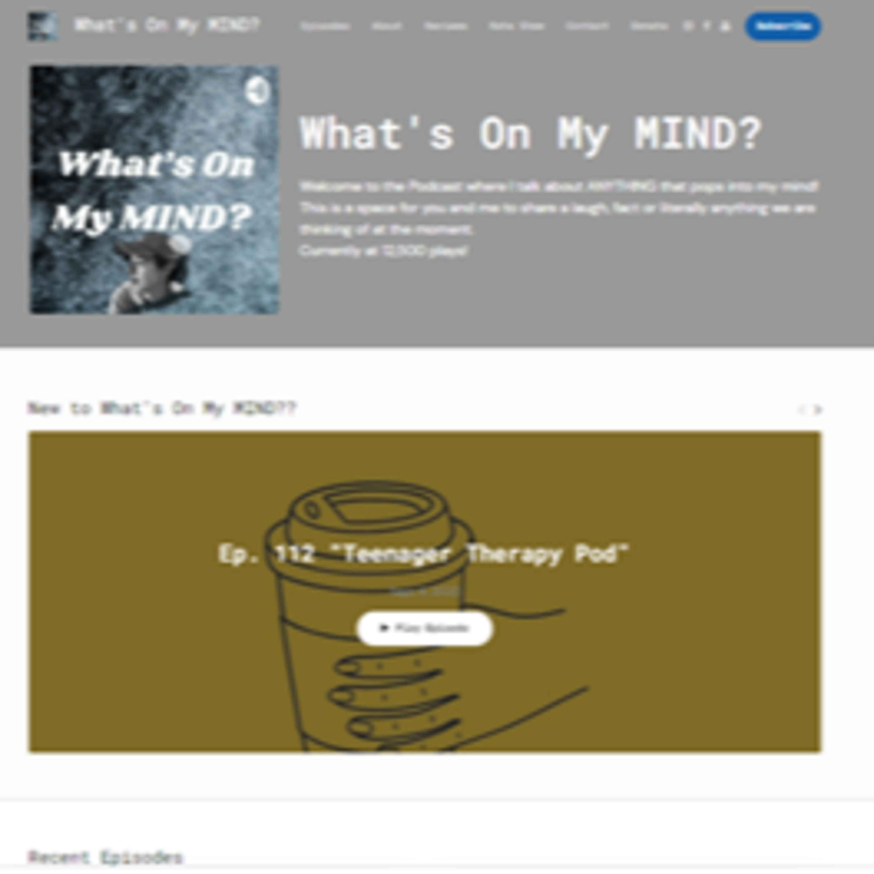 Ep. 113 "New Podcast Website!"