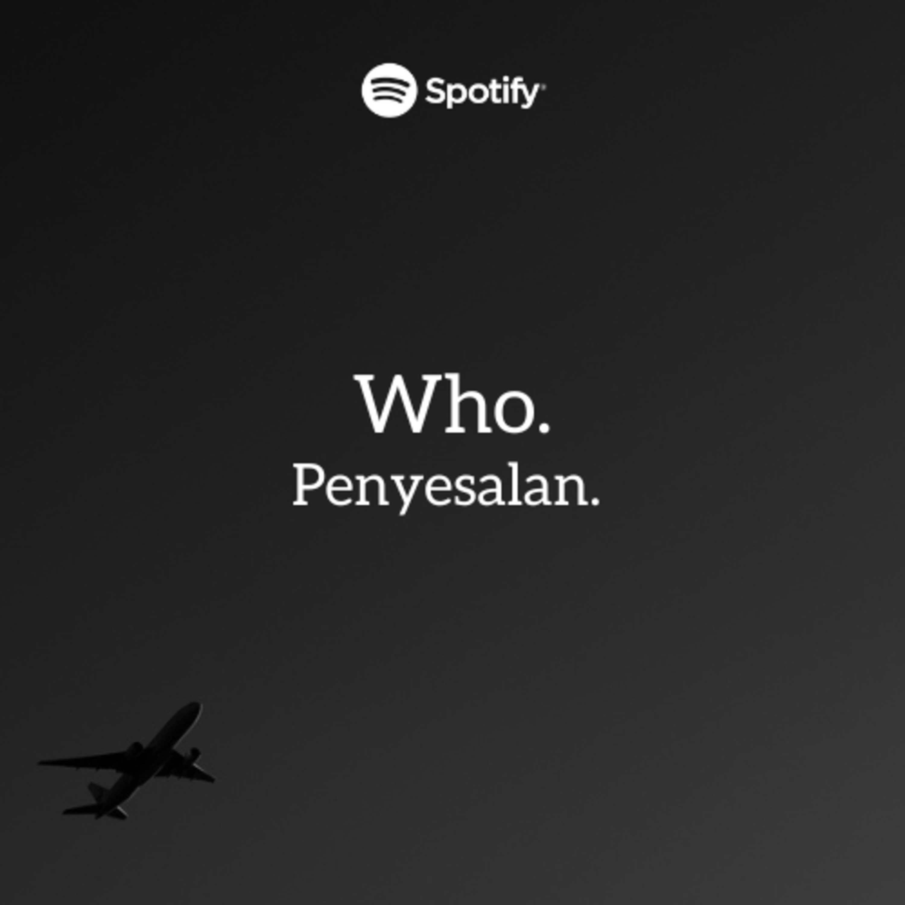 Penyesalan.