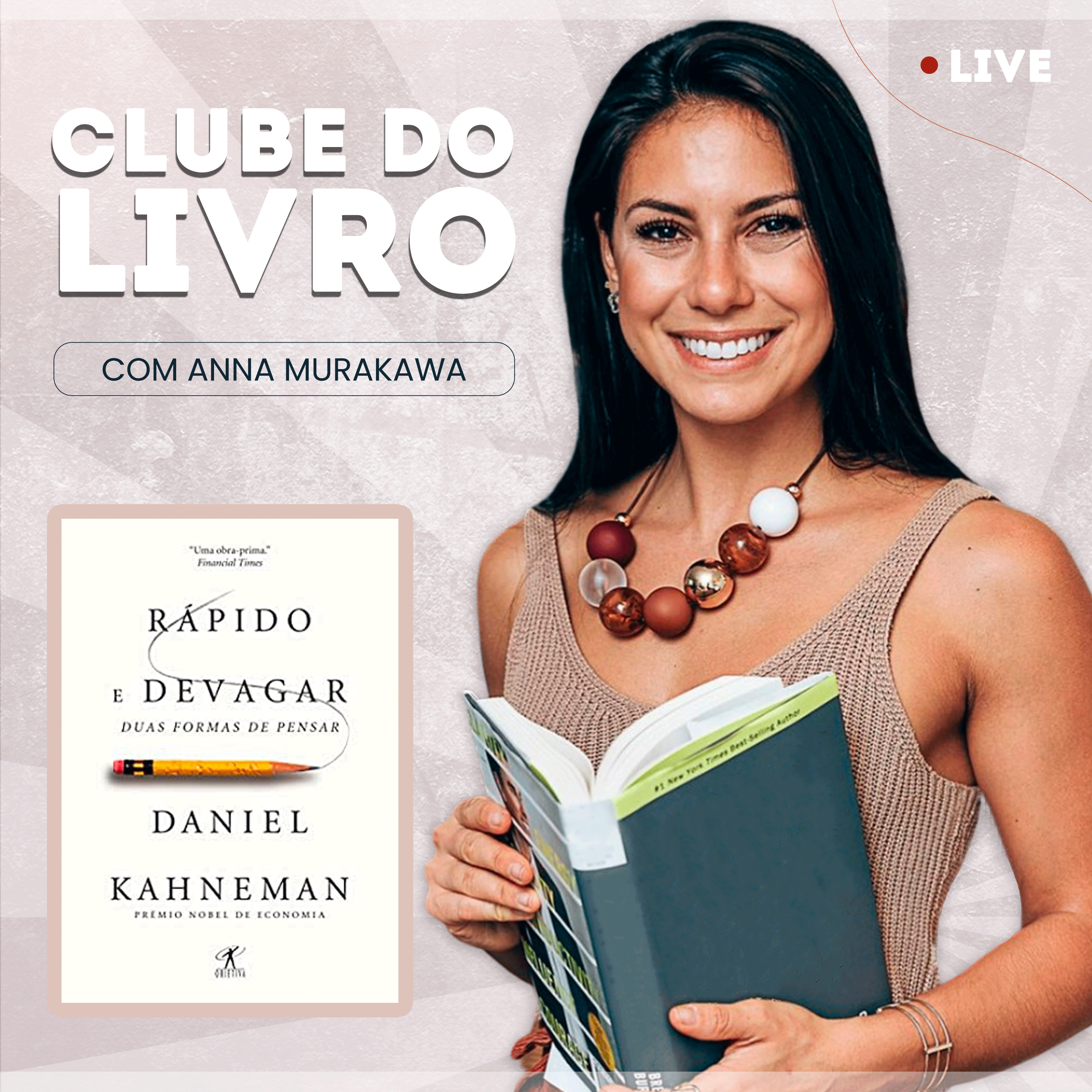 #CLUBEDOLIVRO - RÁPIDO E DEVAGAR episode artwork