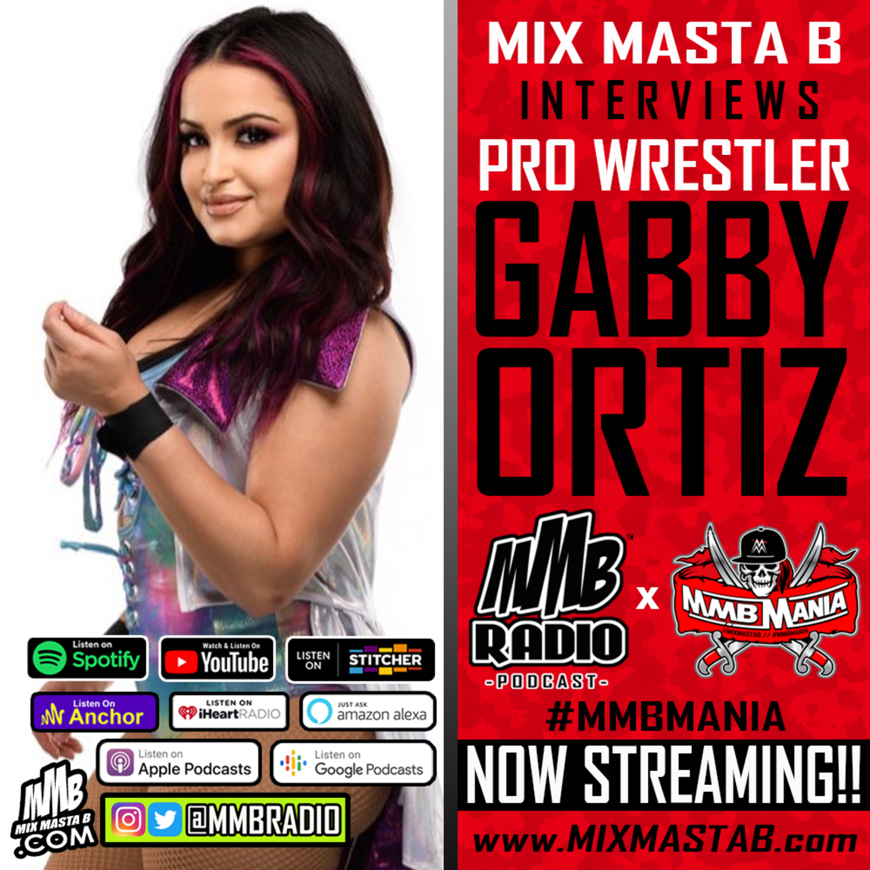 Mix Masta B Interviews Pro Wrestler Gabby Ortiz On MMB Radio episode artwork
