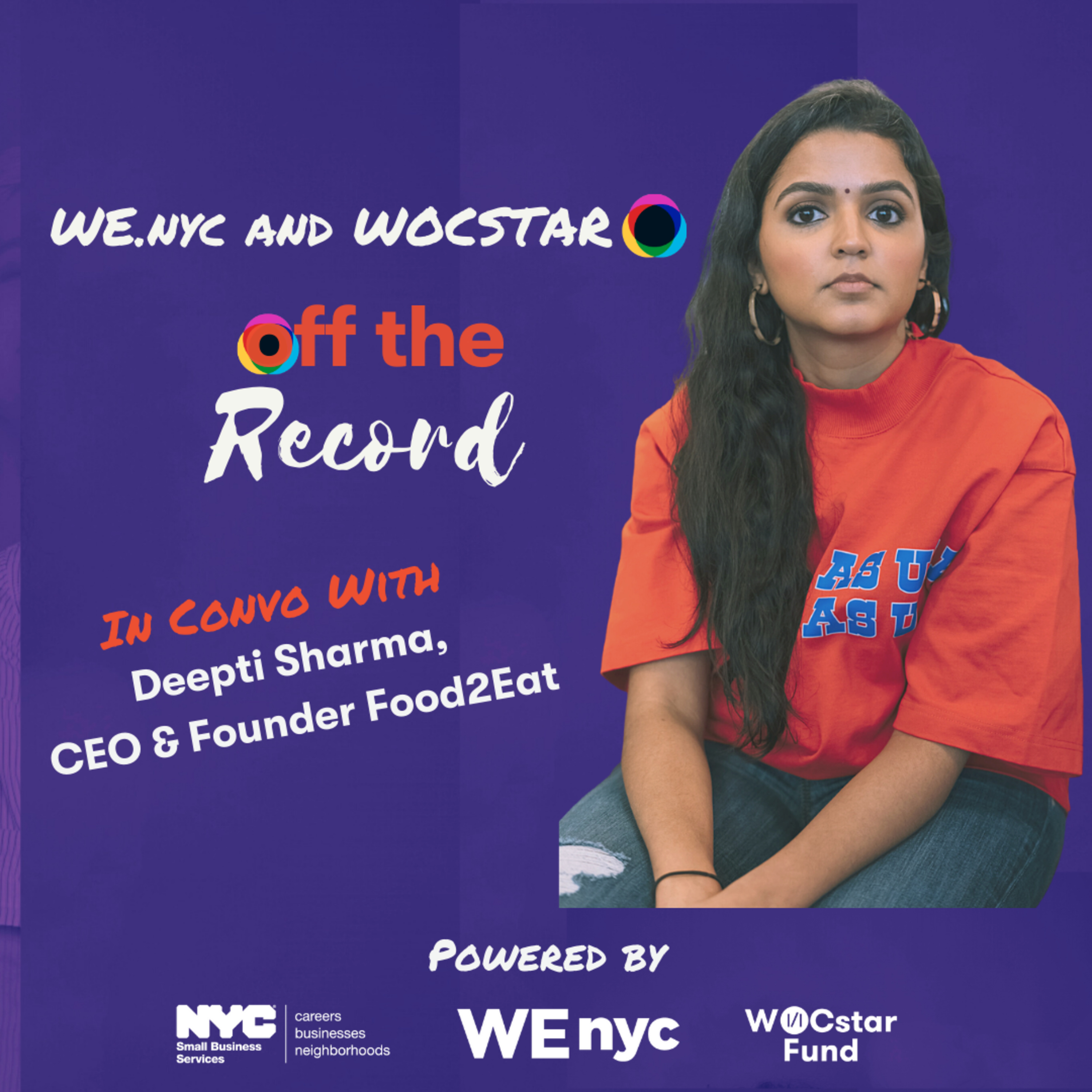 "Better Catering, Bigger Causes - How this CEO Helps the Underrepresented Find Their Voice" w/ Deepti Sharma, CEO and Founder of Food to Eat