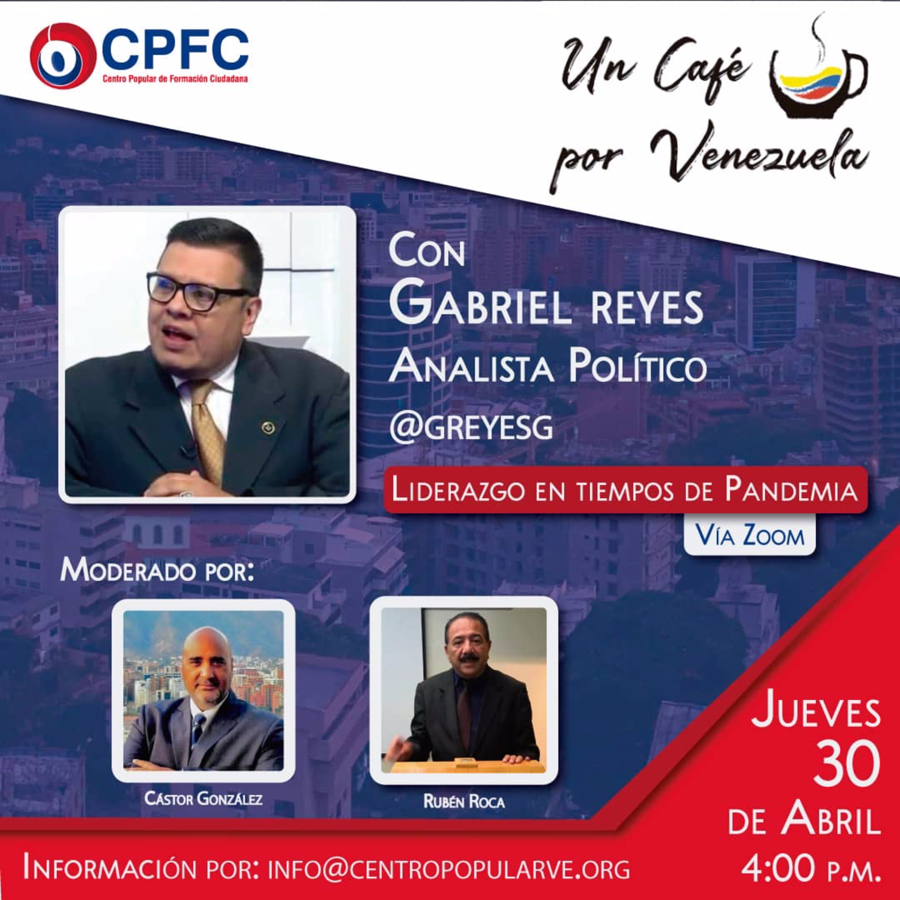 Un Café por Venezuela - 30 de abril de 2020 - Liderazgo