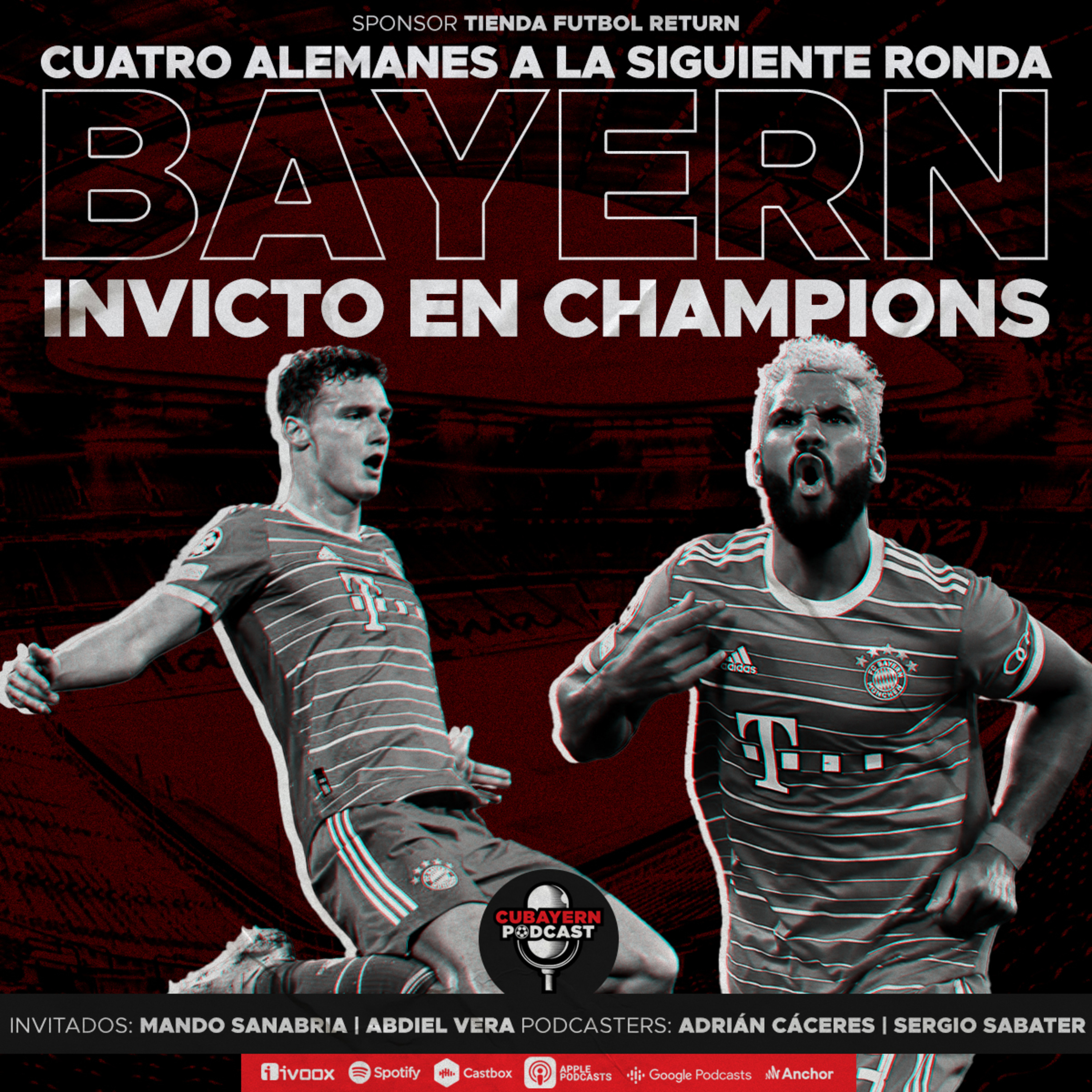 131. Bayern Múnich Invicto en Champions. Cuatro alemanes a la siguiente ronda episode artwork