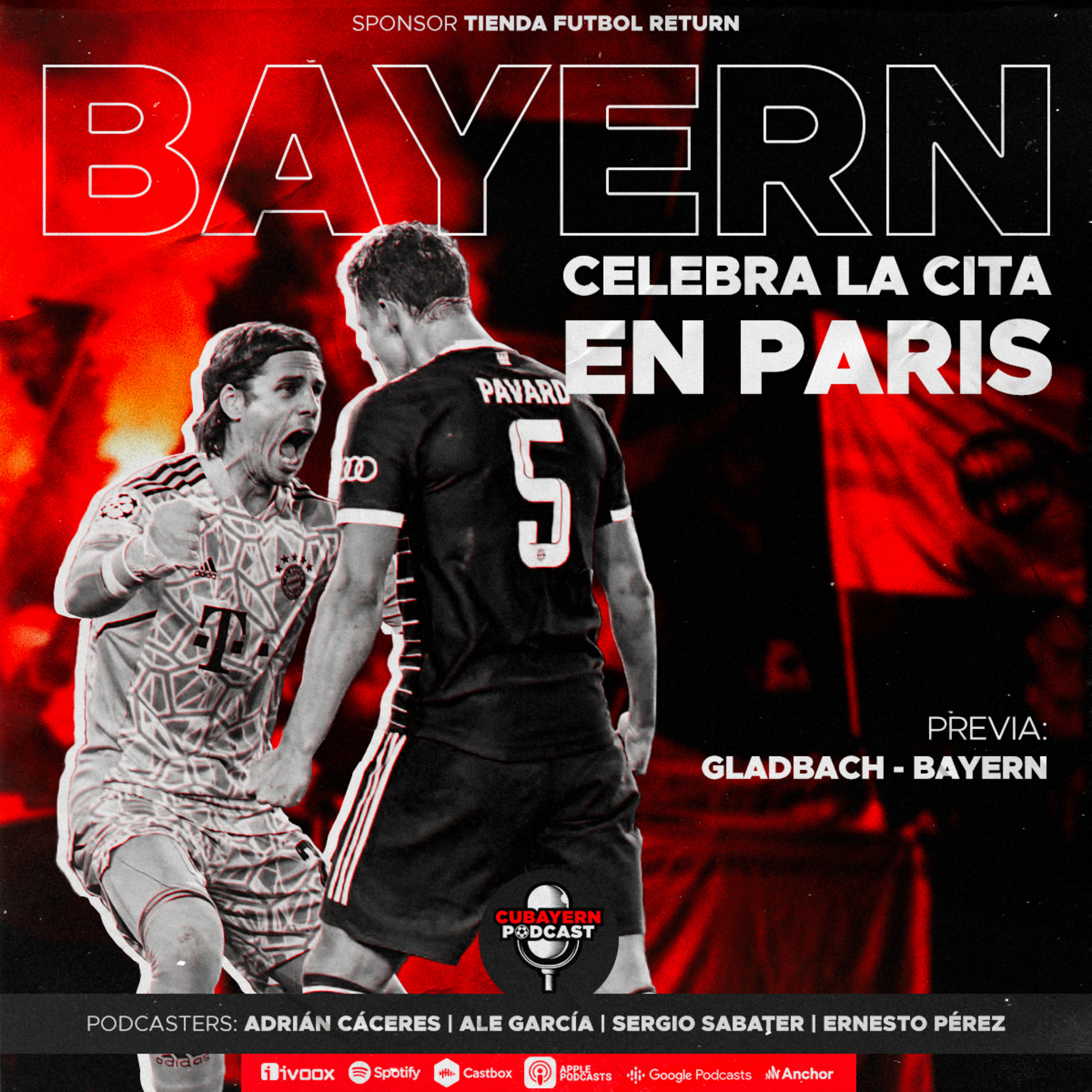 143. Bayern Múnich celebra la cita en París. PREVIA: Gladbach-Bayern episode artwork