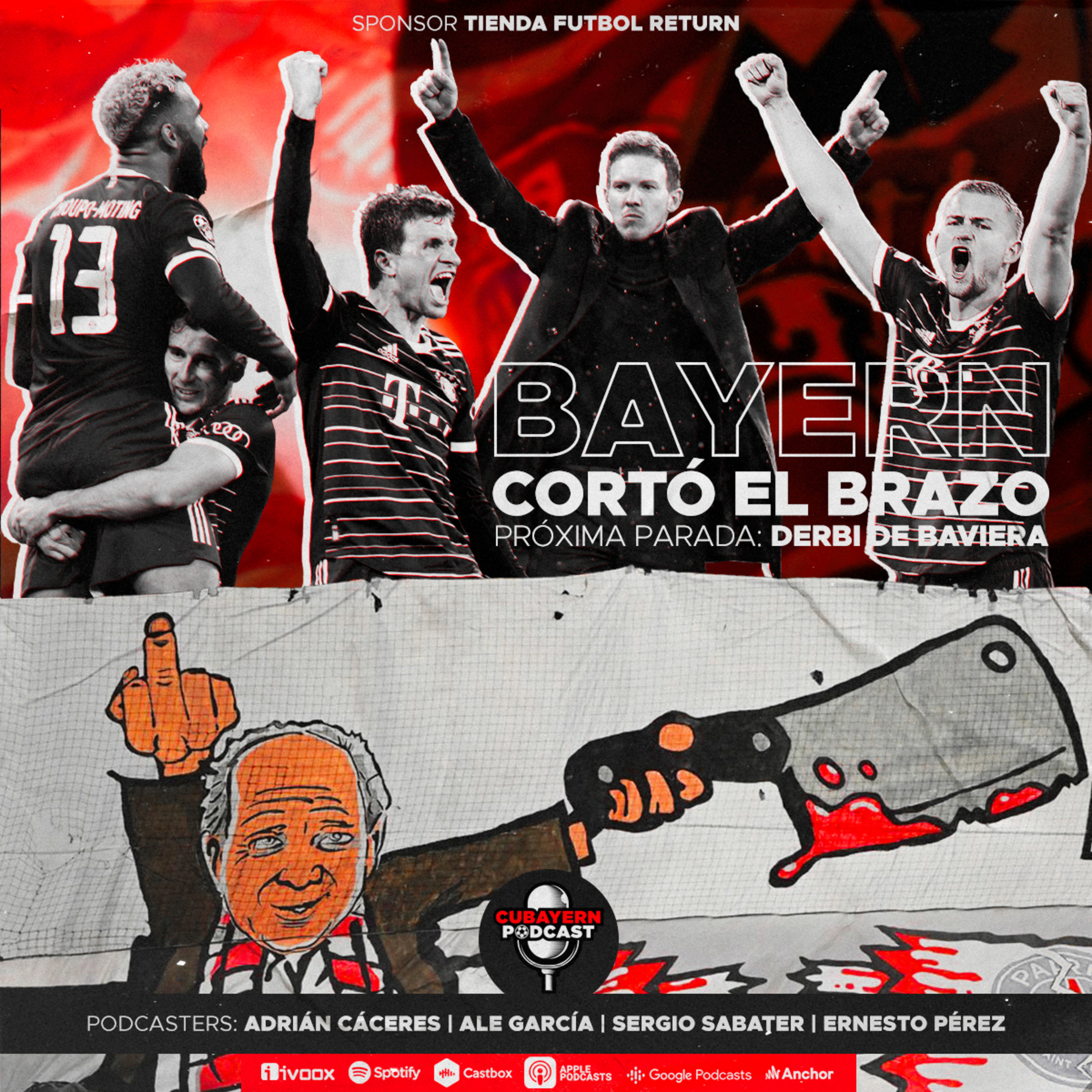 147. Bayern Múnich cortó el brazo. Próxima parada: Derby de Baviera episode artwork