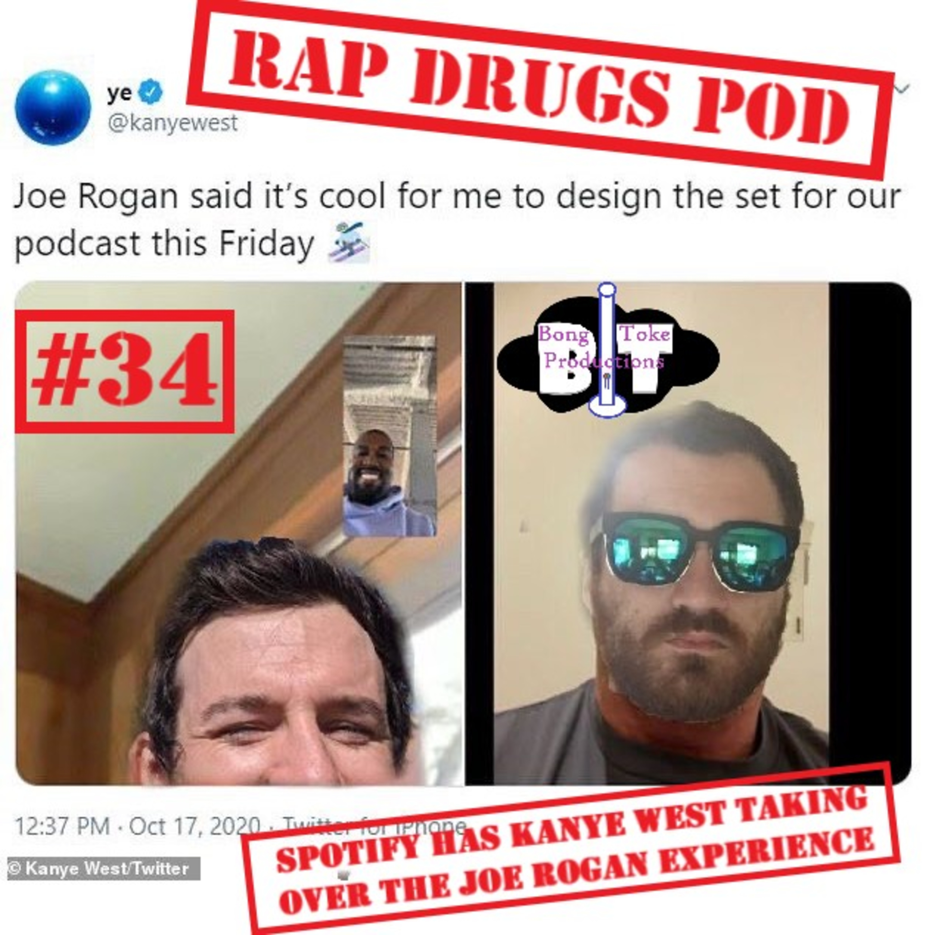 Spotify has Kanye West taking over the Joe Rogan Experience | #34