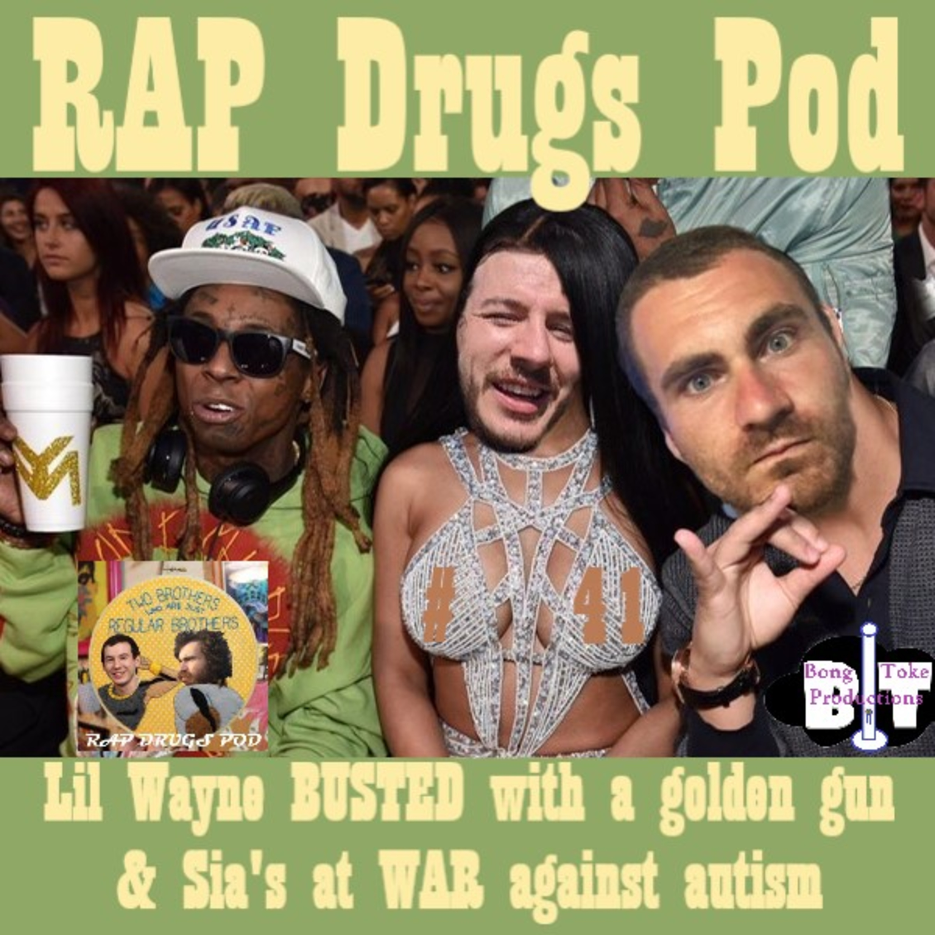 Lil Wayne BUSTED with the Golden Gun & Sia's at WAR Against Autism | #41