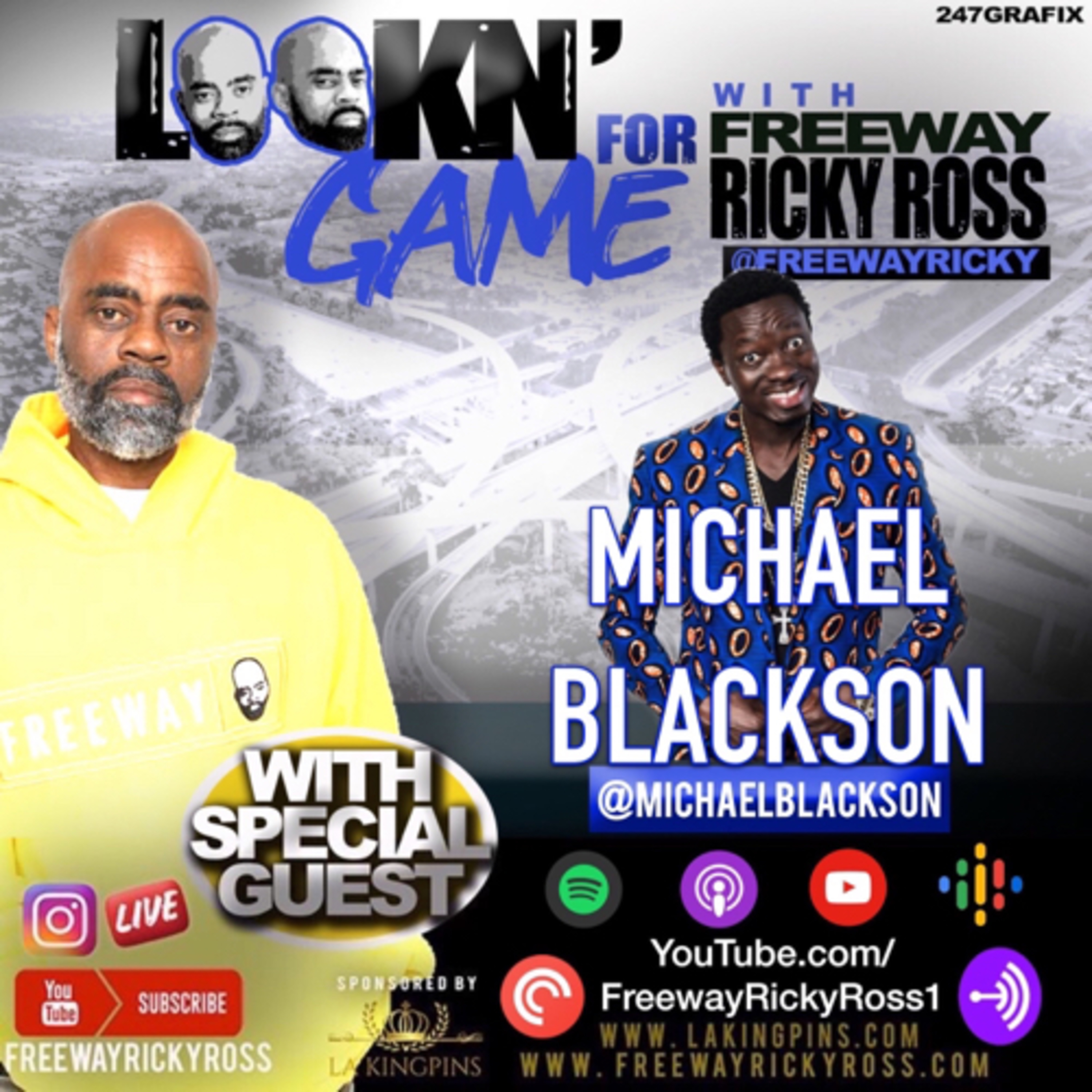 Lookin’ For Game w/ Freeway Ricky Ross