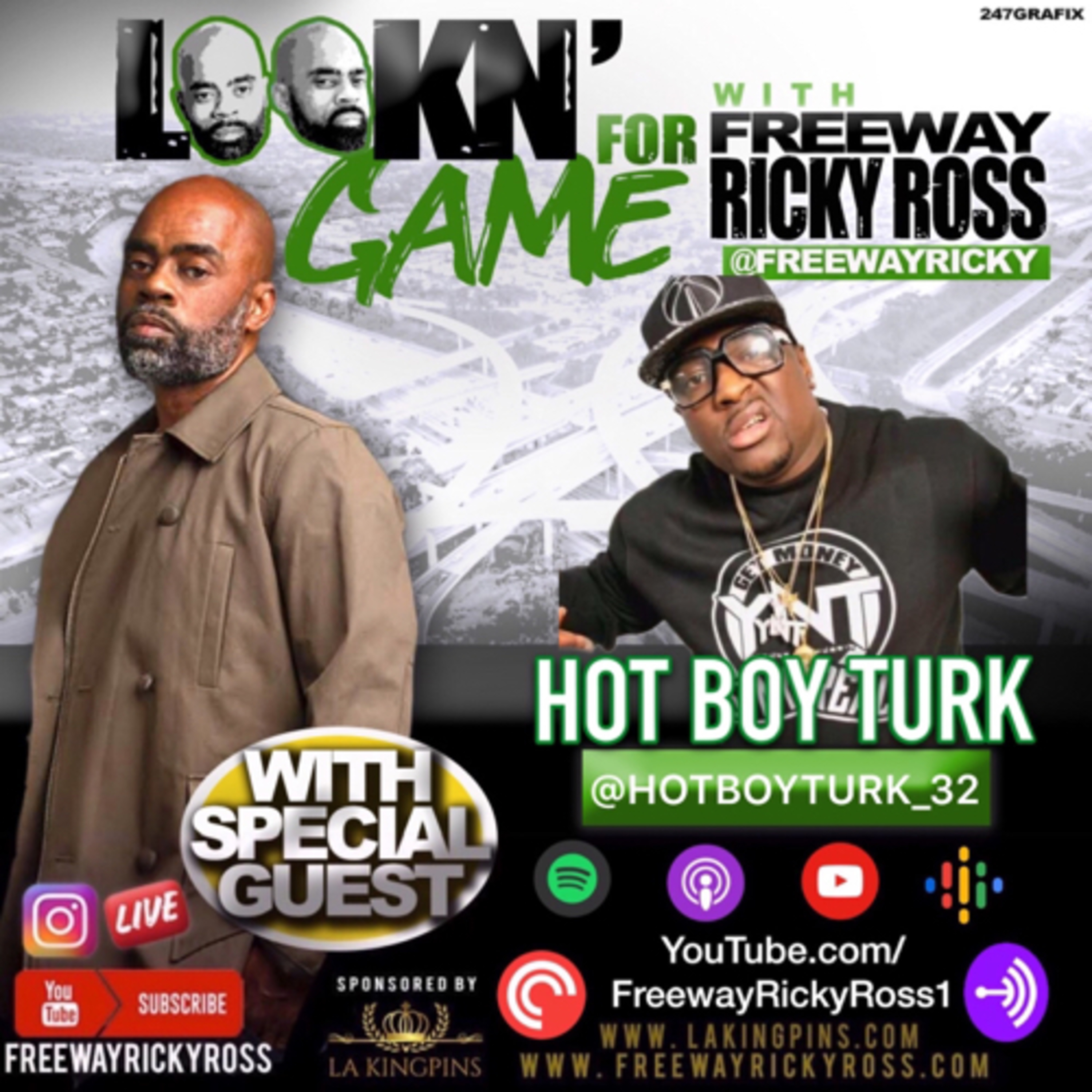 Lookin’ For Game w/ Freeway Ricky Ross