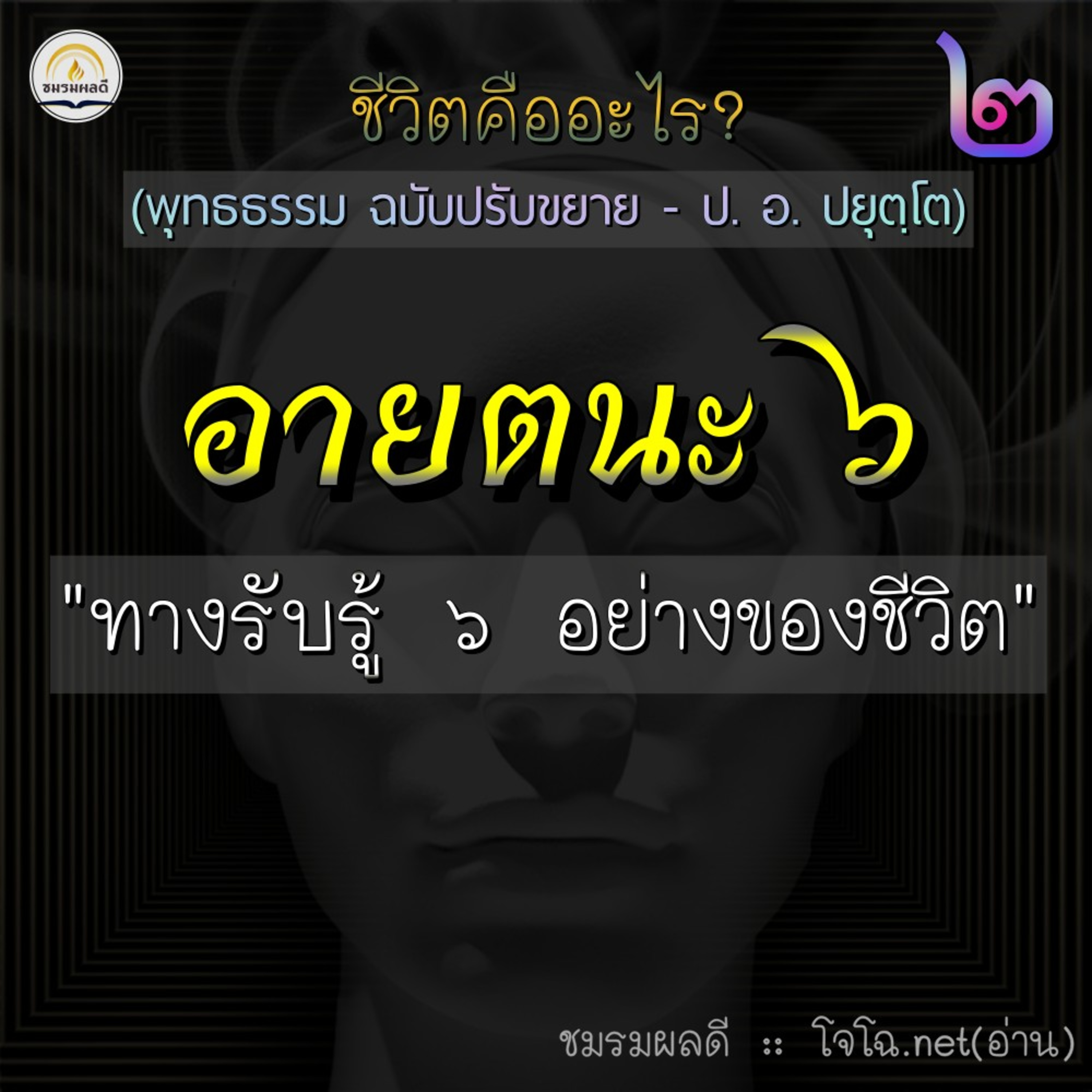 อายตนะ ๖ : พุทธธรรม ๒ (ทางรับรู้ของชีวิต) episode artwork