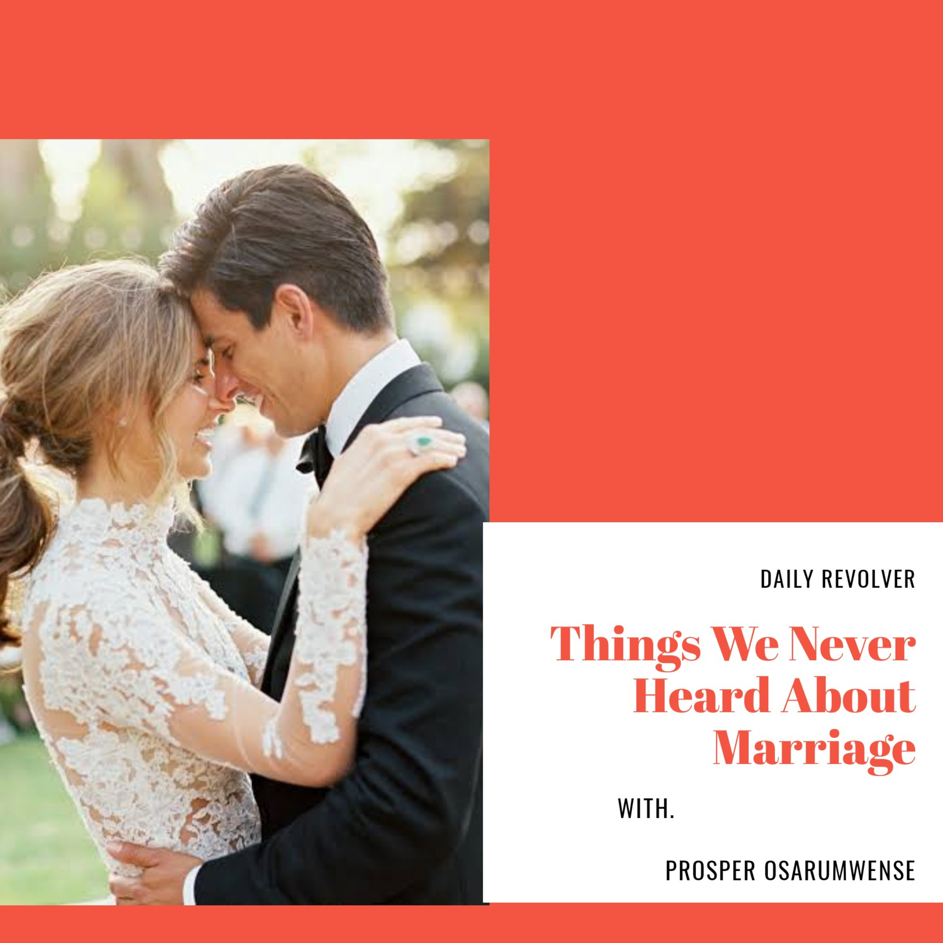 Things We Never Heard About Marriage episode artwork