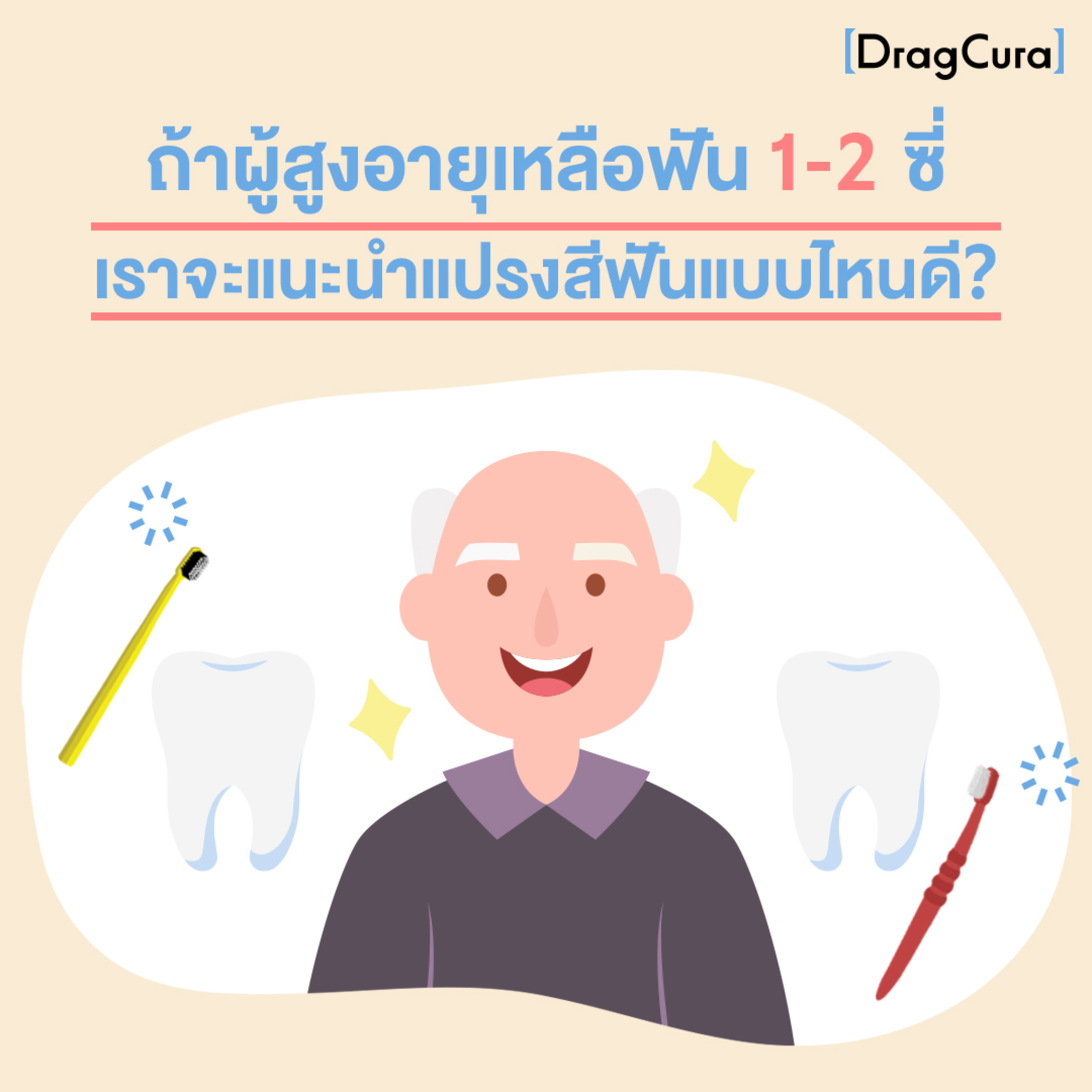 ถ้าคนสูงอายุที่มีฟันเหลือไม่เยอะ เราจะแนะนำอย่างไร [EP.50] - DragCura Podcast