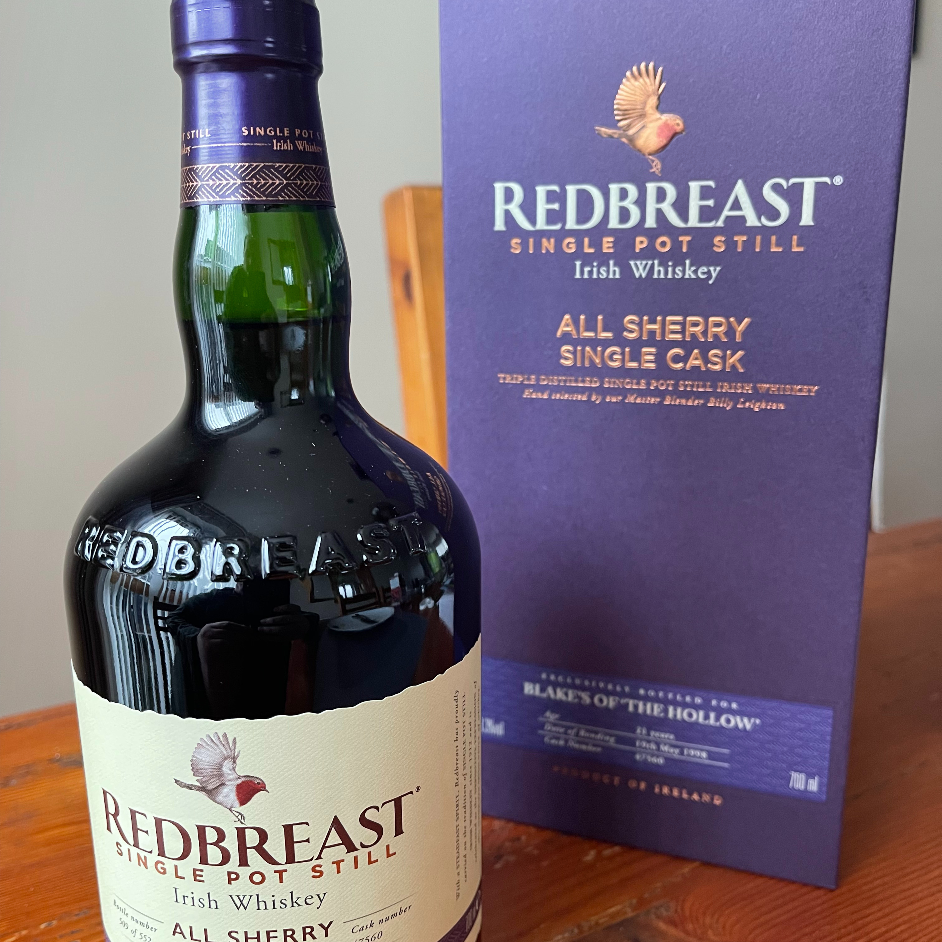 Blakes of the Hollow Redbreast All Sherry Cask Single Pot Still Billy Leighton 21YO Special Edition episode artwork