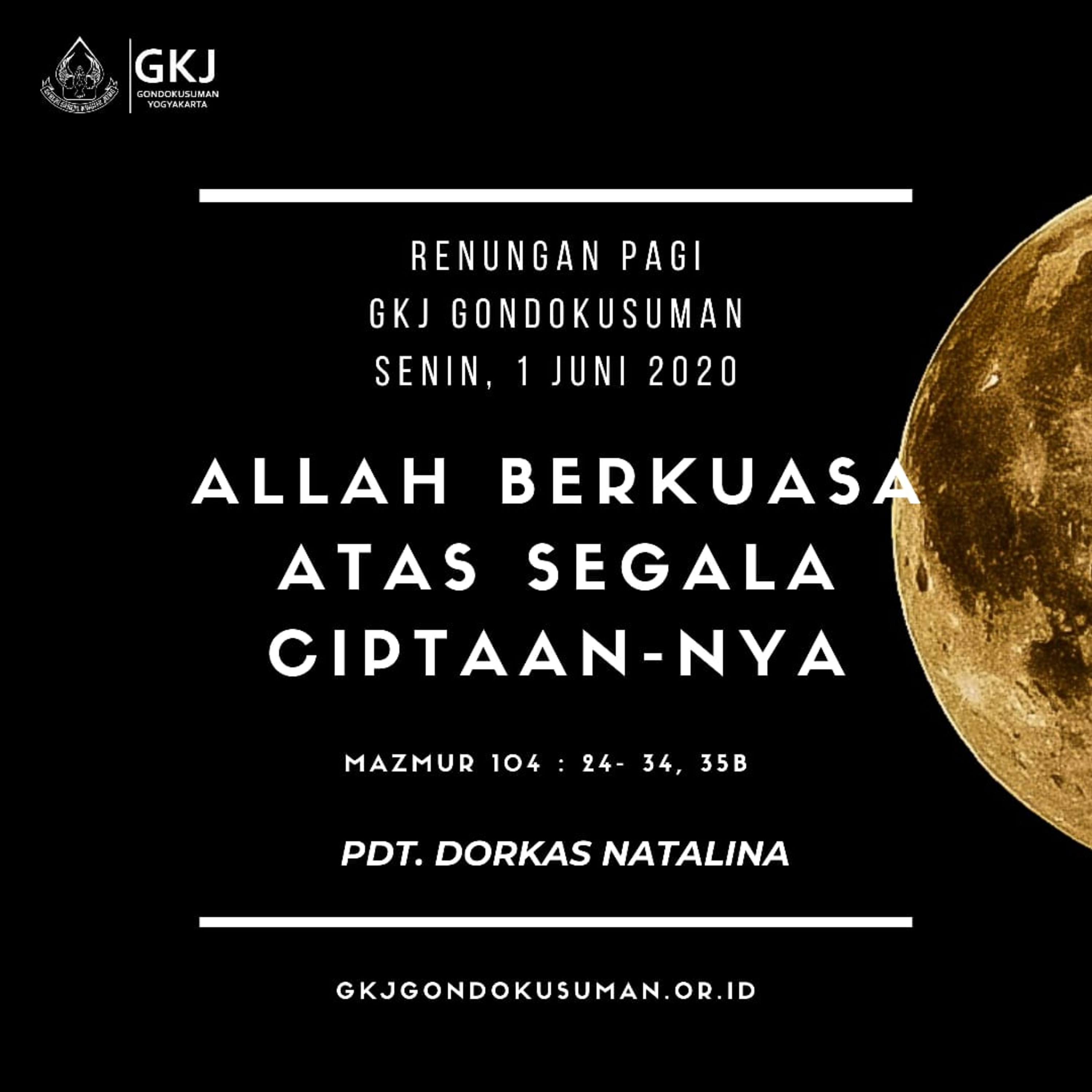 Renungan Pagi Senin 1 Juni 2020 episode artwork