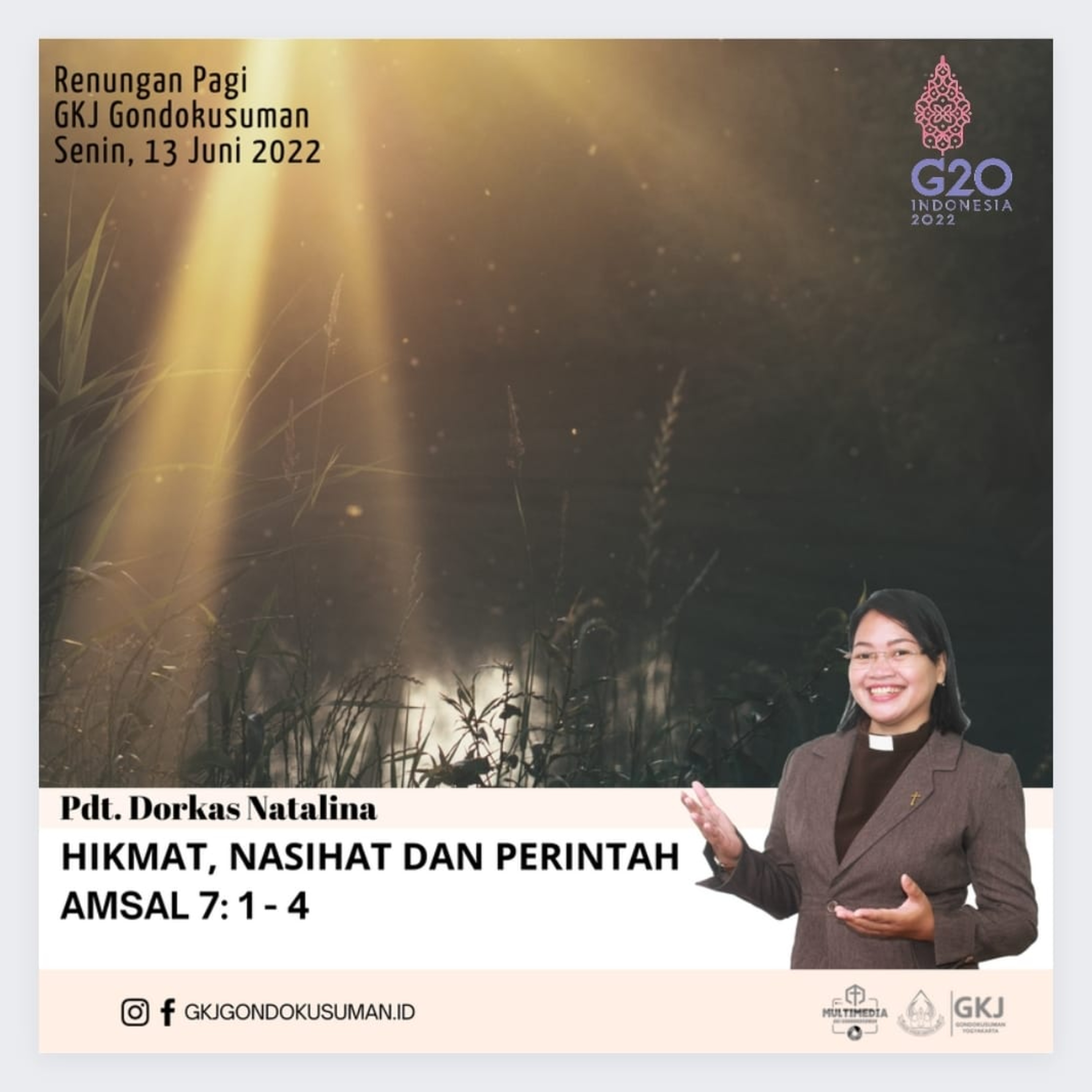 Renungan Pagi Senin, 13 Juni 2022 episode artwork