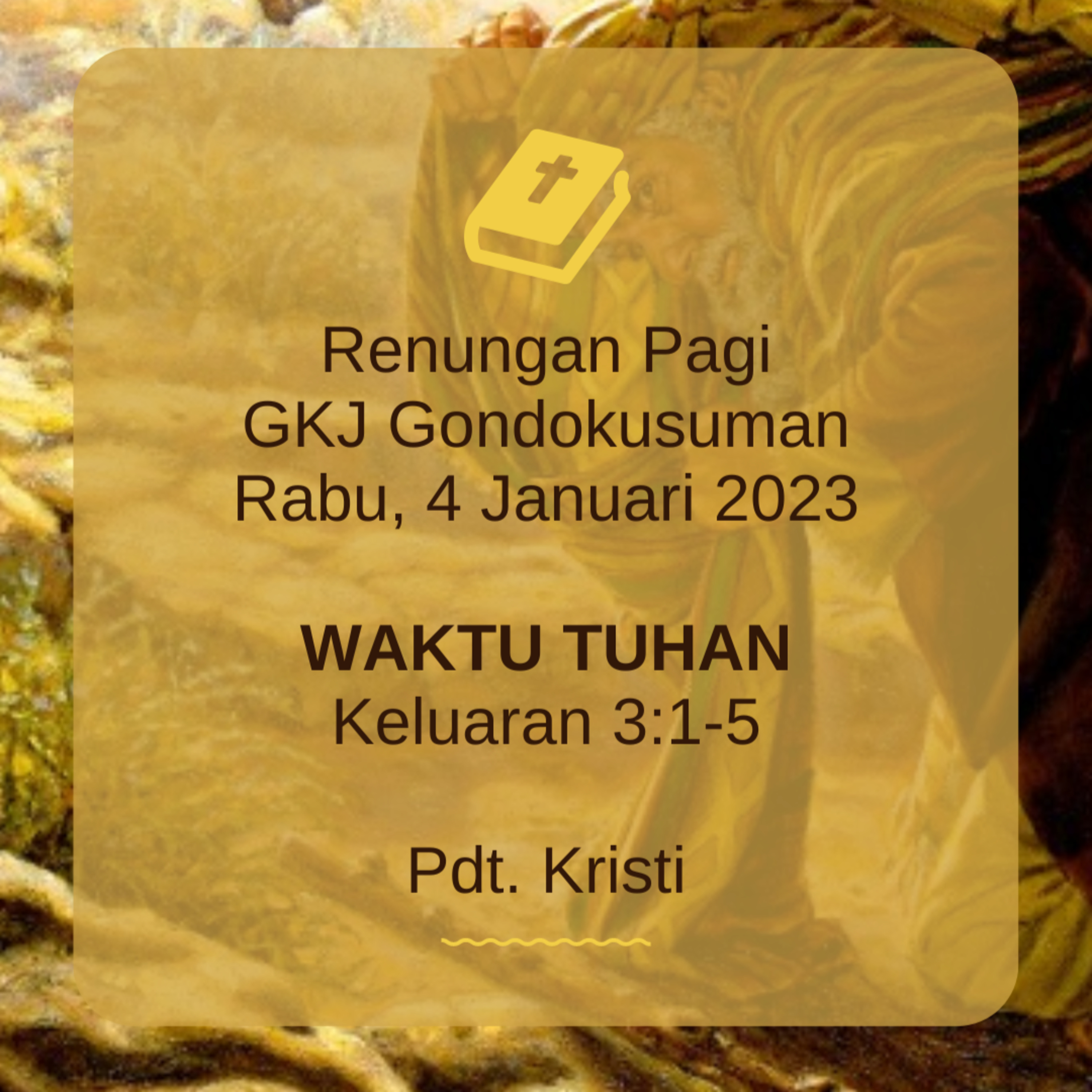 Renungan Pagi Rabu, 4 Januari 2023 episode artwork