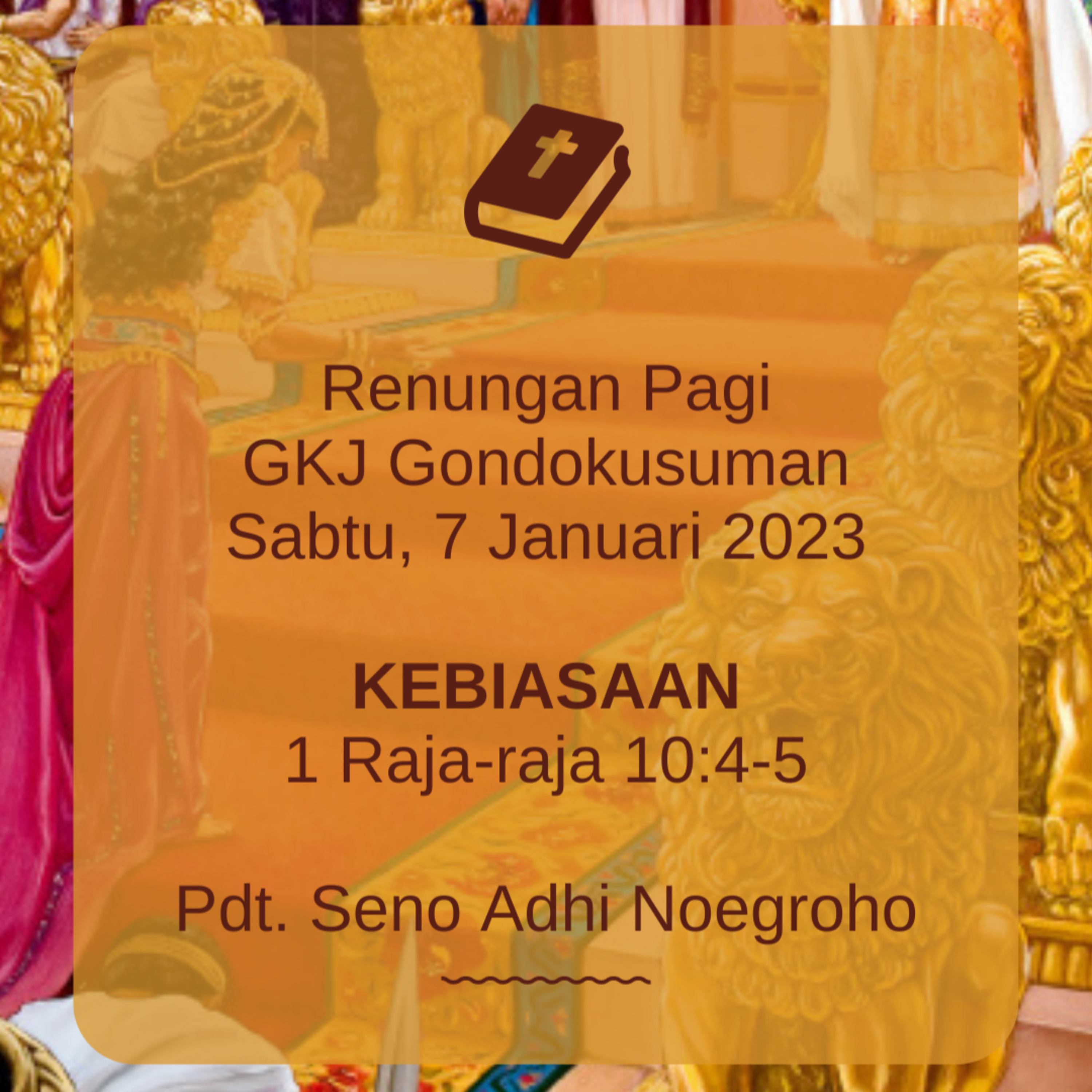 Renungan Pagi Sabtu, 7 Januari 2023 episode artwork