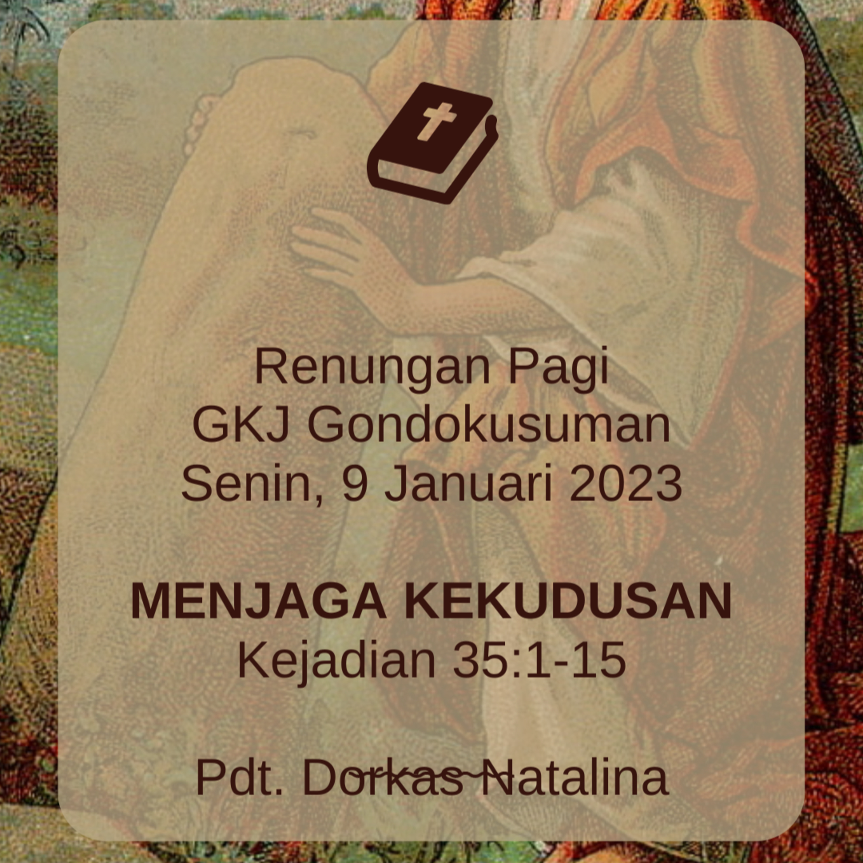 Renungan Pagi Senin, 9 Januari 2023 episode artwork