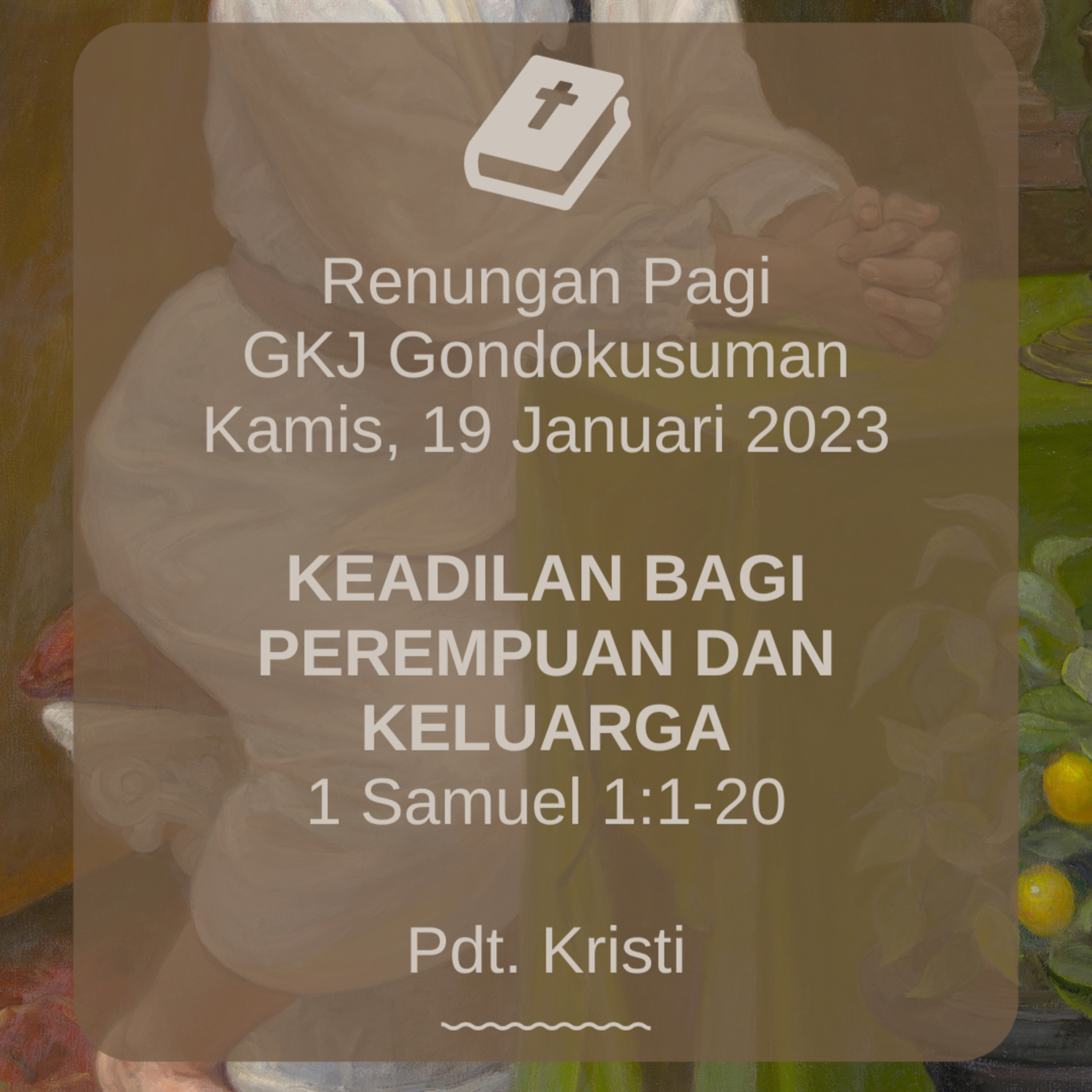 Renungan Pagi Kamis, 19 Januari 2023 episode artwork