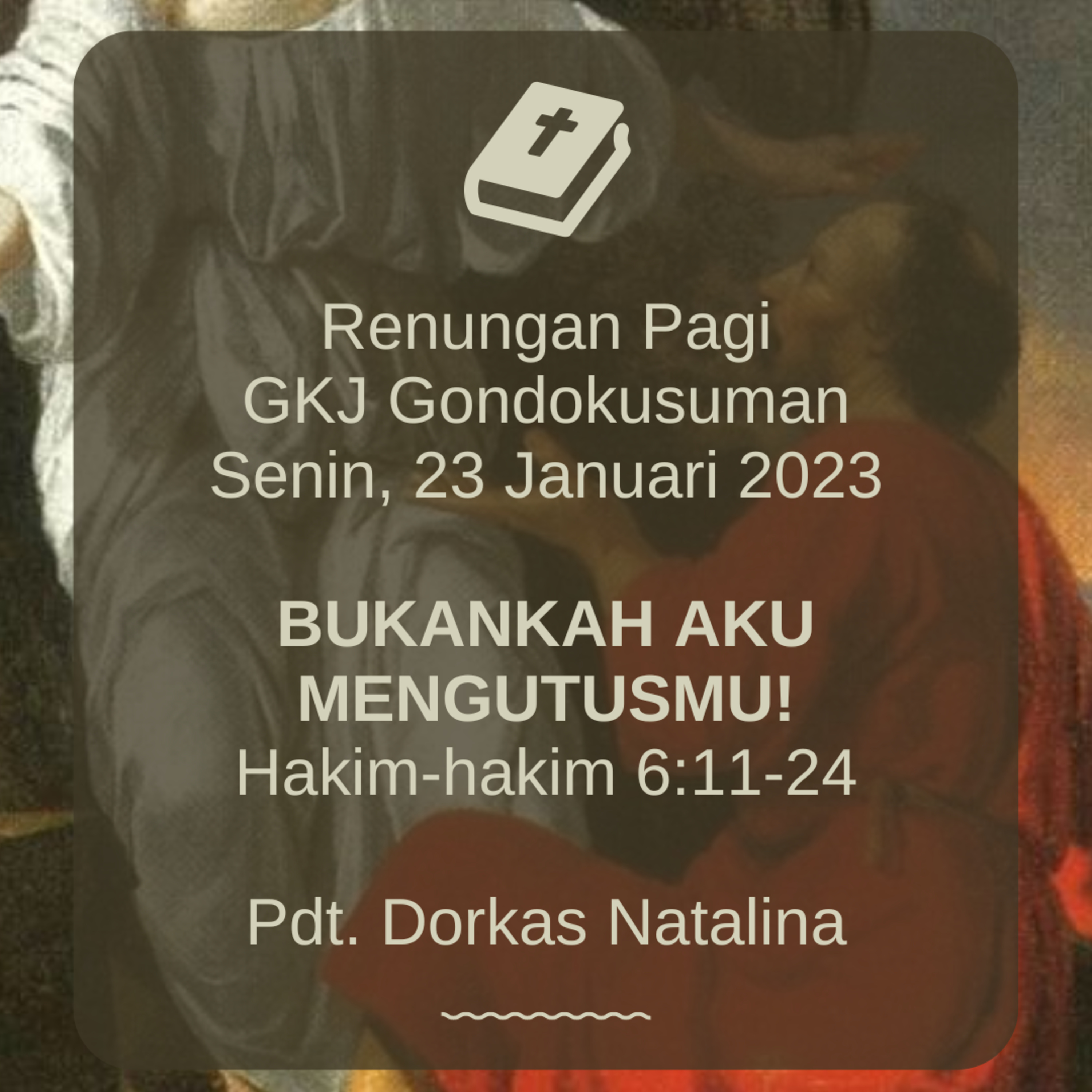 Renungan Pagi Senin, 23 Januari 2023 episode artwork