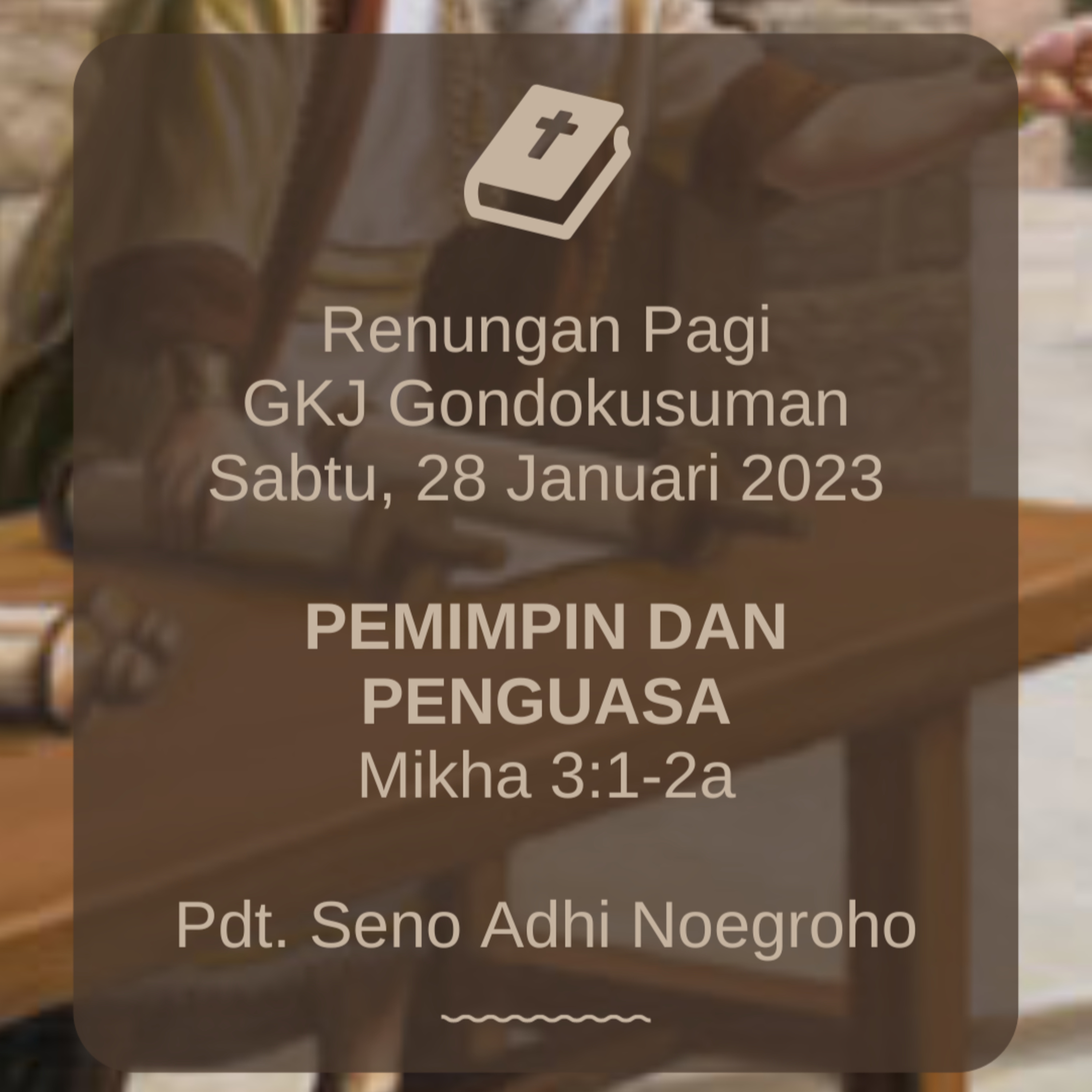Renungan Pagi Sabtu, 28 Januari 2023 episode artwork