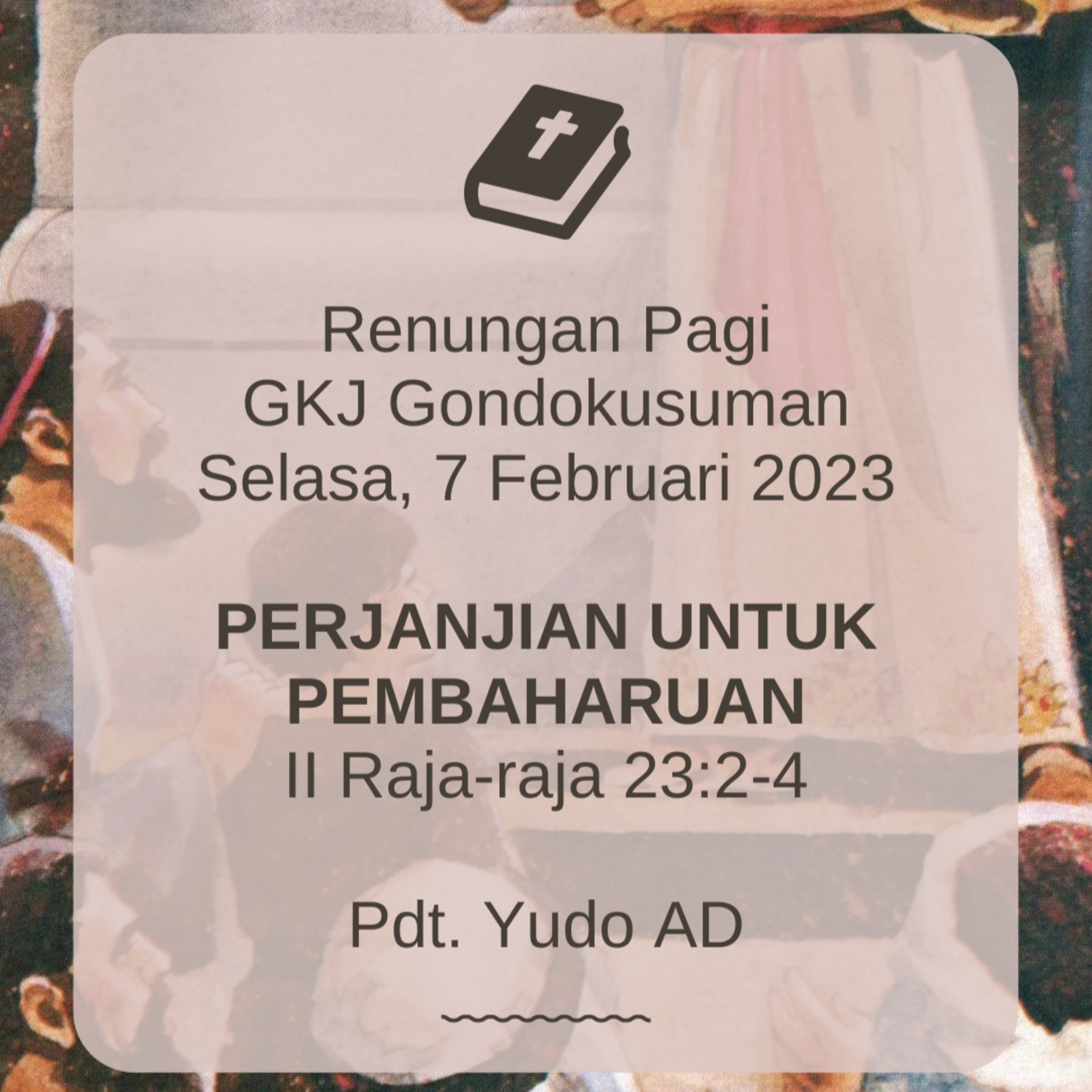 Renungan Pagi Selasa, 7 Februari 2023 episode artwork