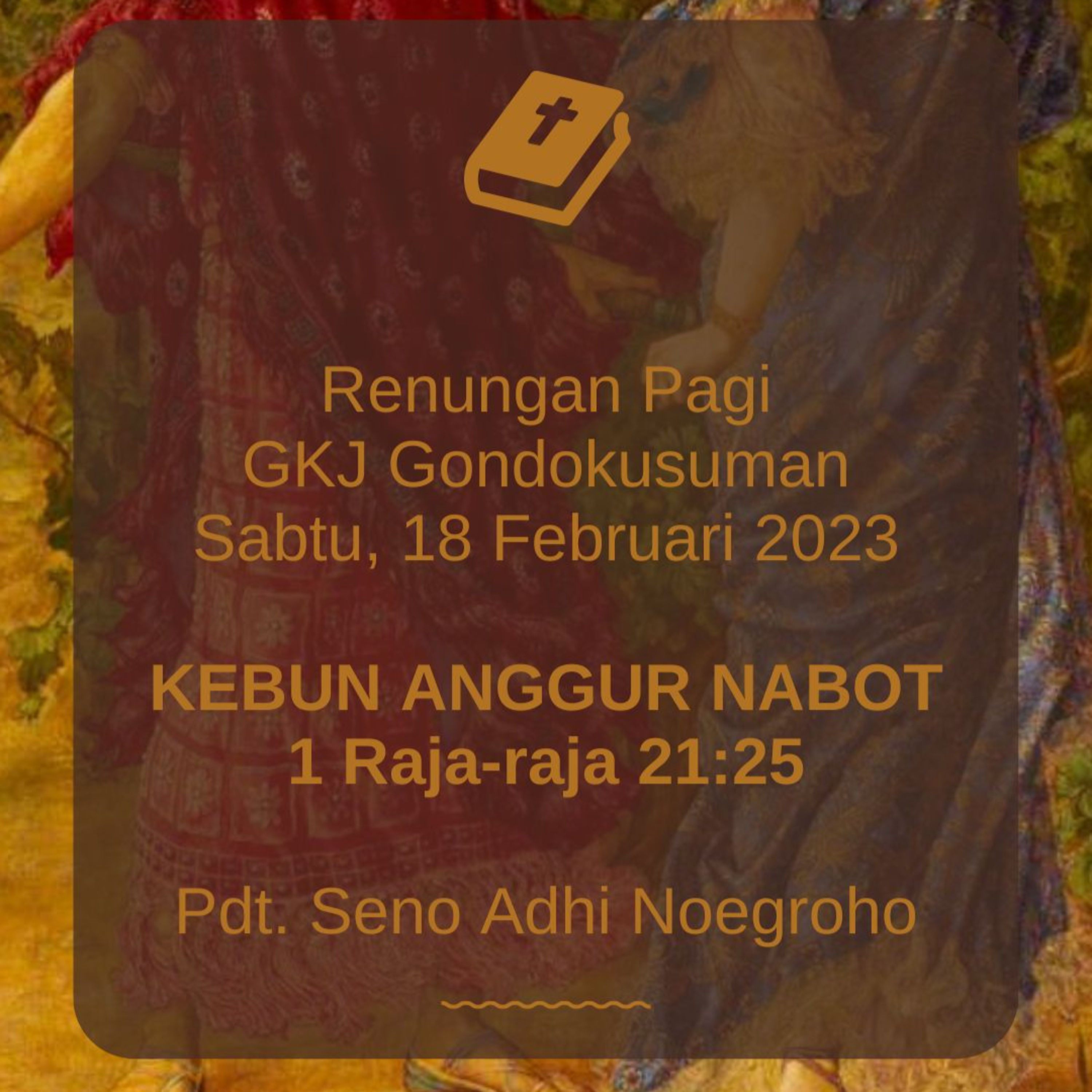 Renungan Pagi Sabtu, 18 Februari 2023 episode artwork