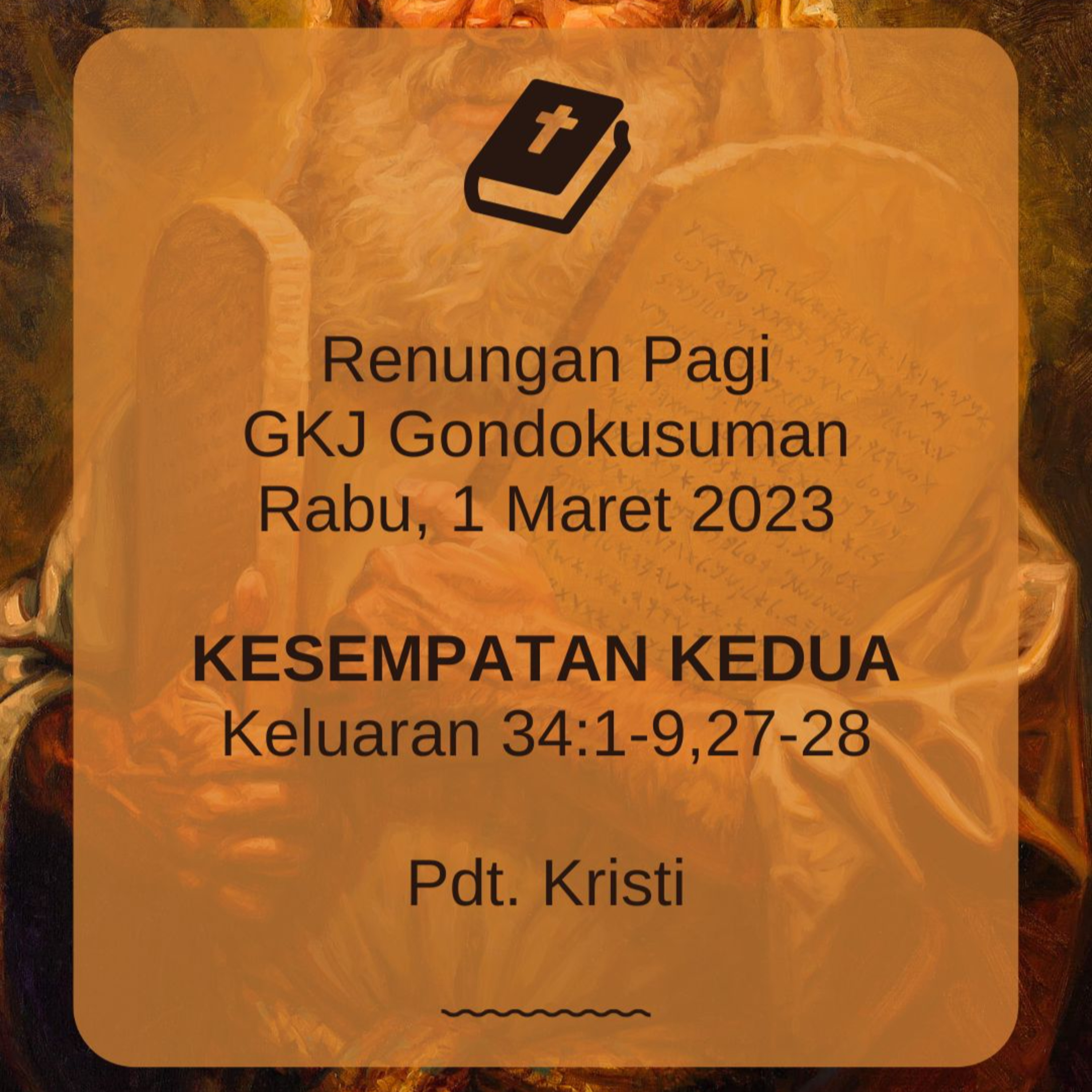 Renungan Pagi Rabu, 1 Maret 2023 episode artwork