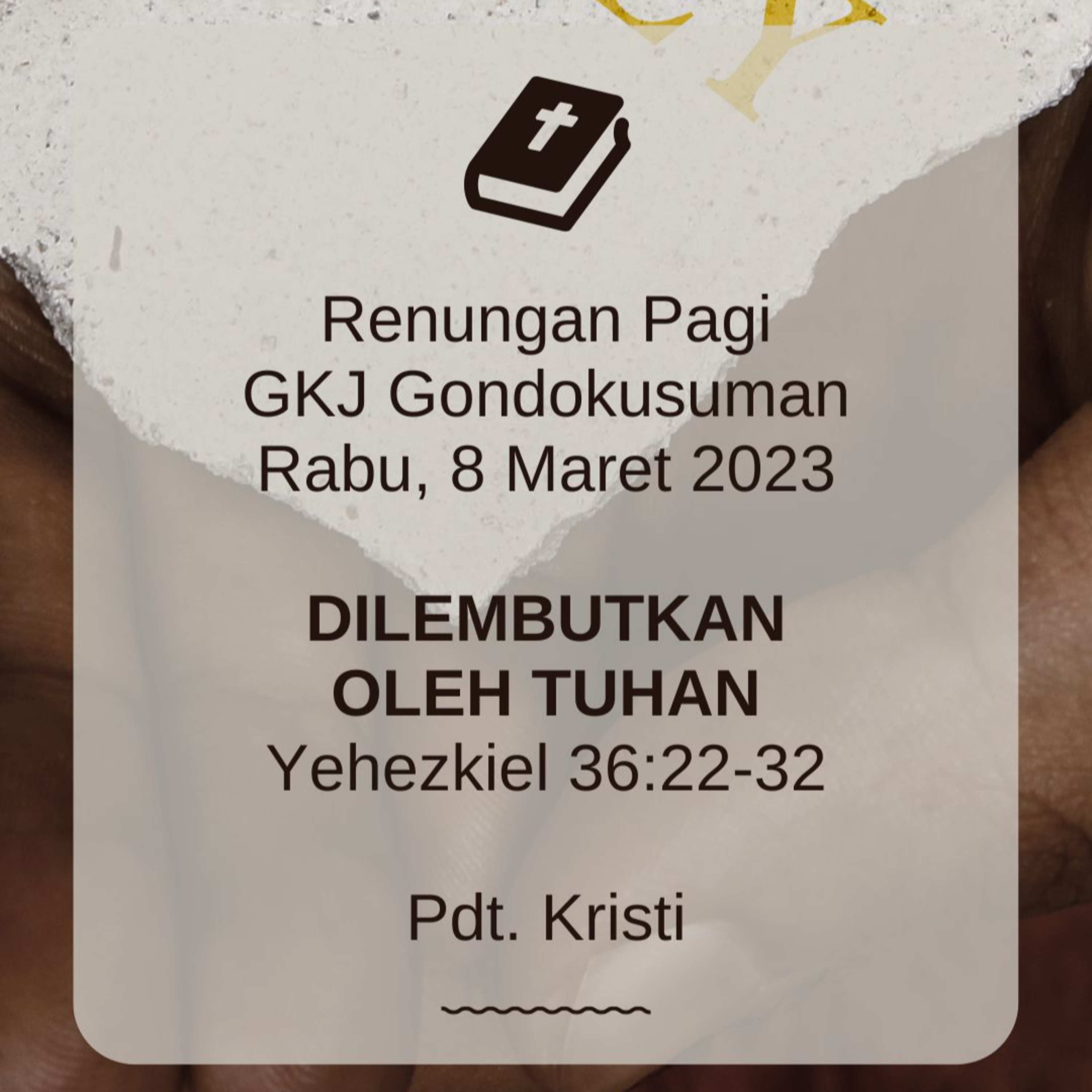Dilembutkan oleh Tuhan episode artwork
