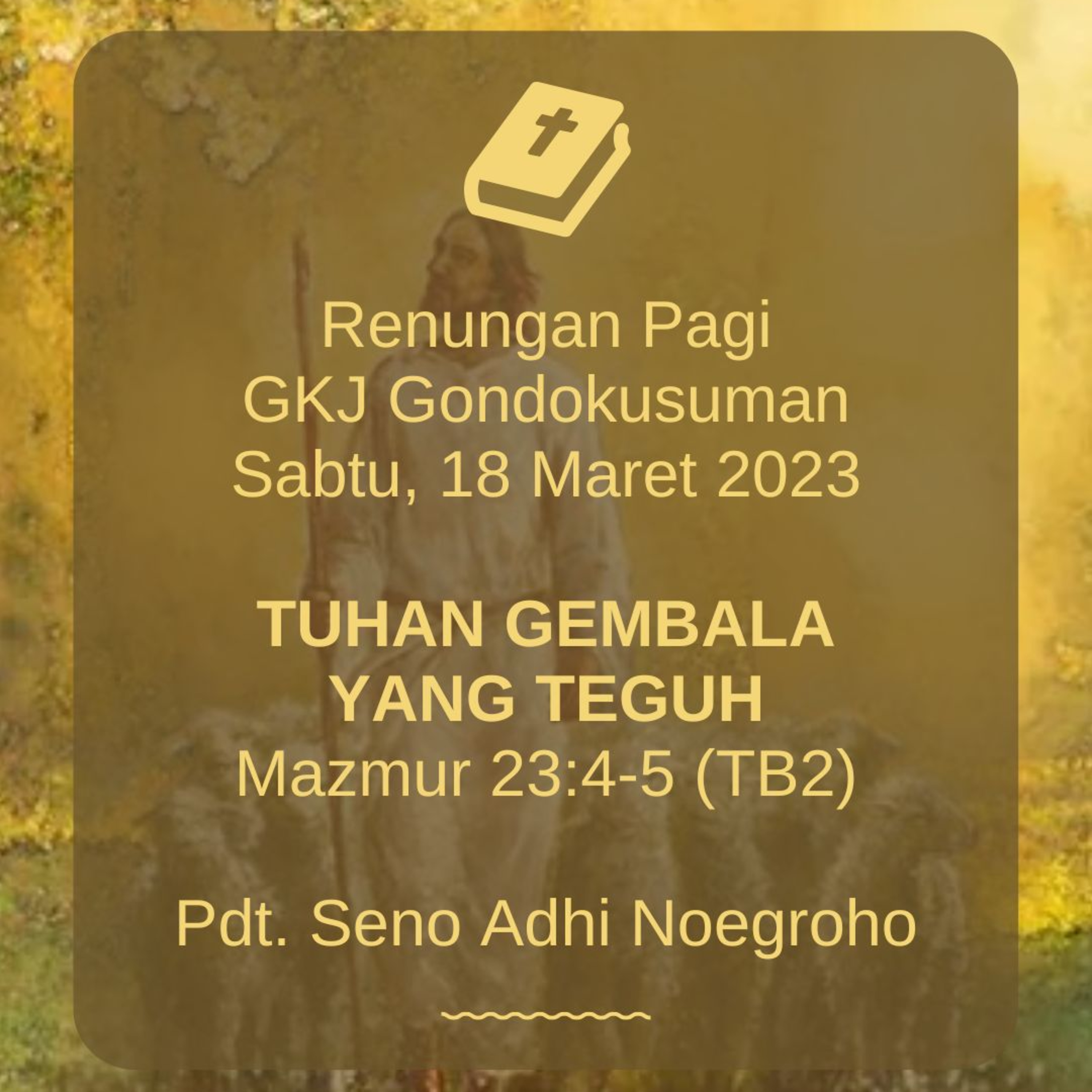 Tuhan Gembala yang Teguh episode artwork