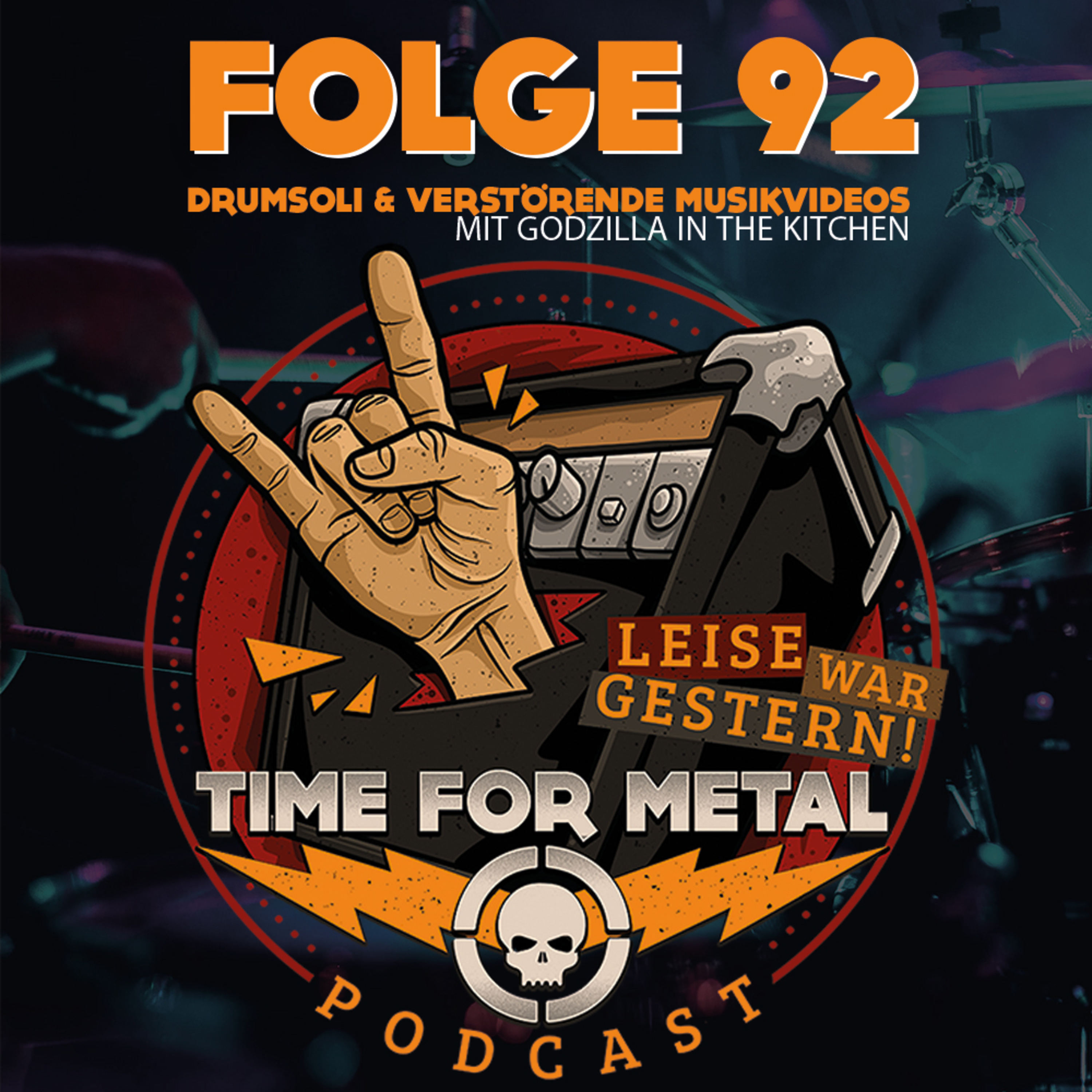 Folge 92 - Drumsoli & verstörende Musikvideos | im Themenroulette mit Godzilla In The Kitchen episode artwork