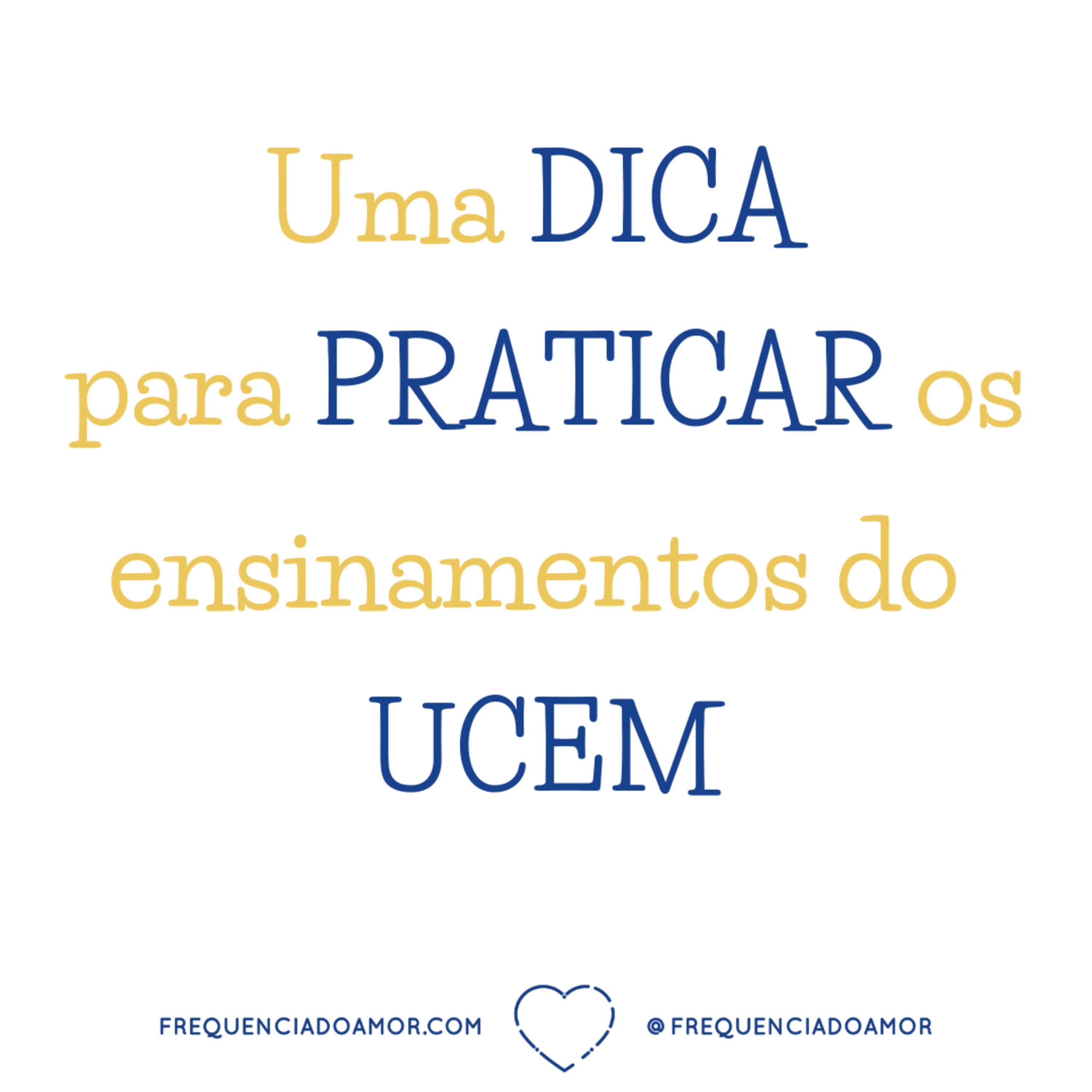 Uma DICA para PRATICAR os ensinamentos de "Um Curso em Milagres" (UCEM) | Frequência do Amor episode artwork