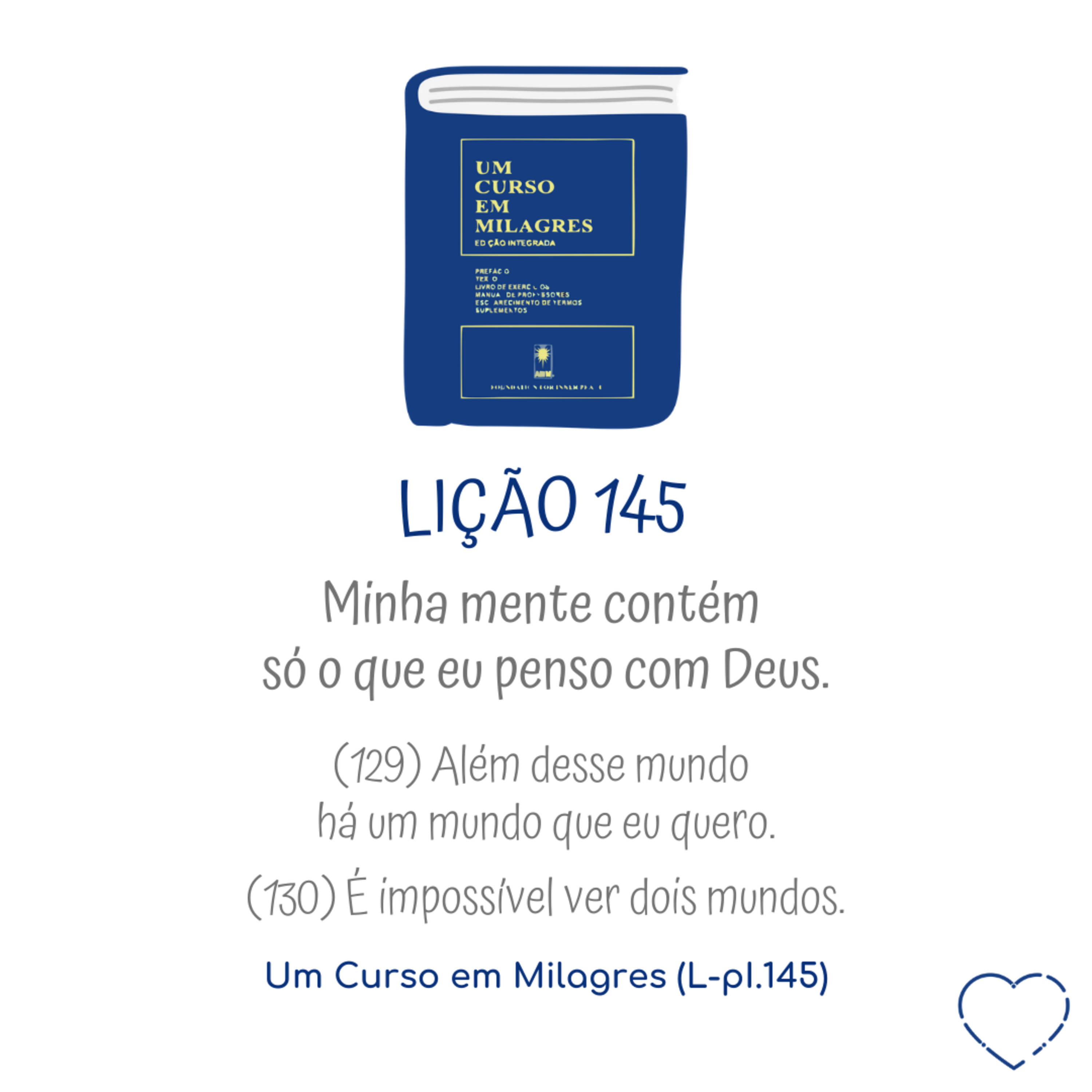 LIÇÃO 145 do Livro de Exercícios de "Um Curso em Milagres" (UCEM) | Na Frequência do Amor episode artwork