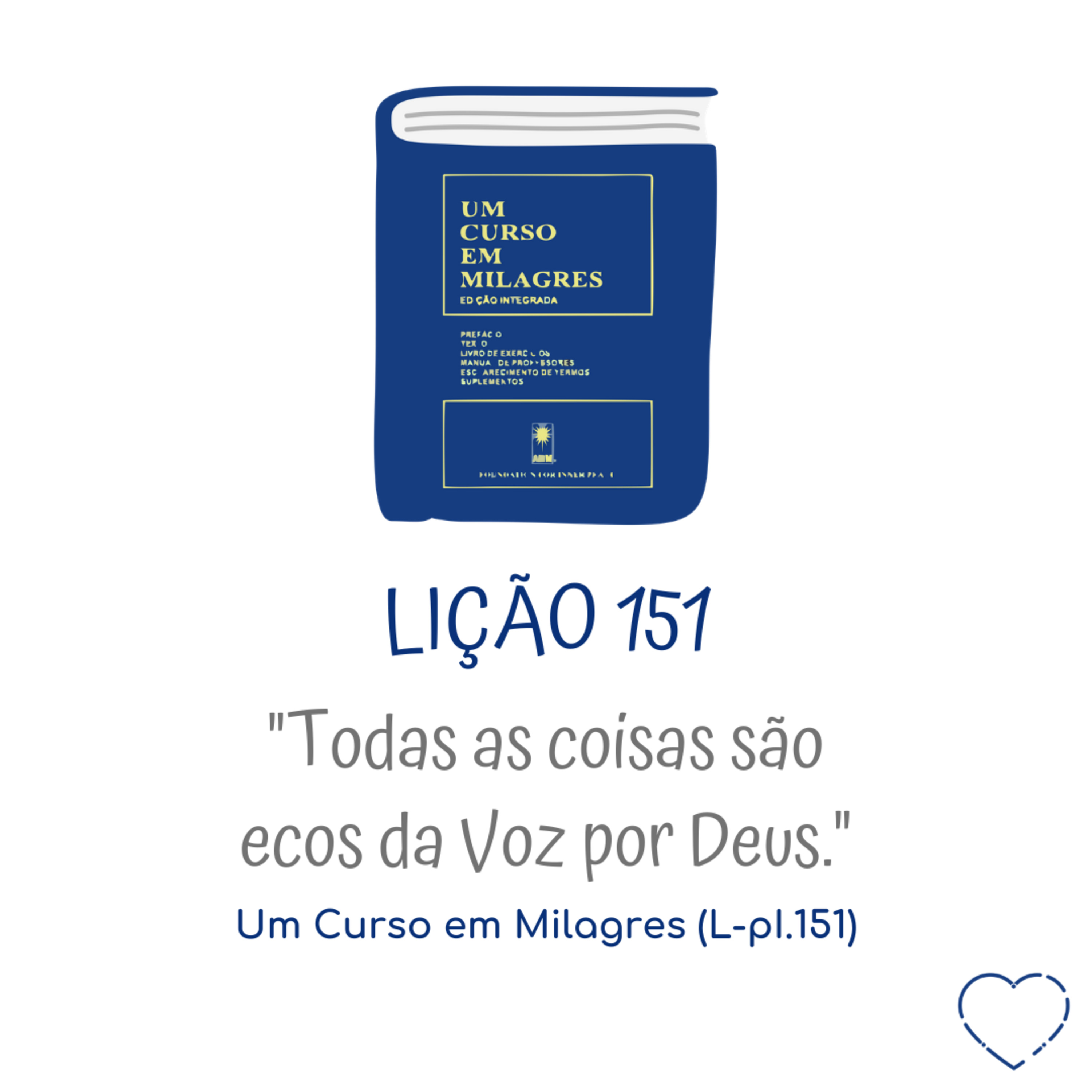 LIÇÃO 151 do Livro de Exercícios de "Um Curso em Milagres" (UCEM) | Na Frequência do Amor episode artwork