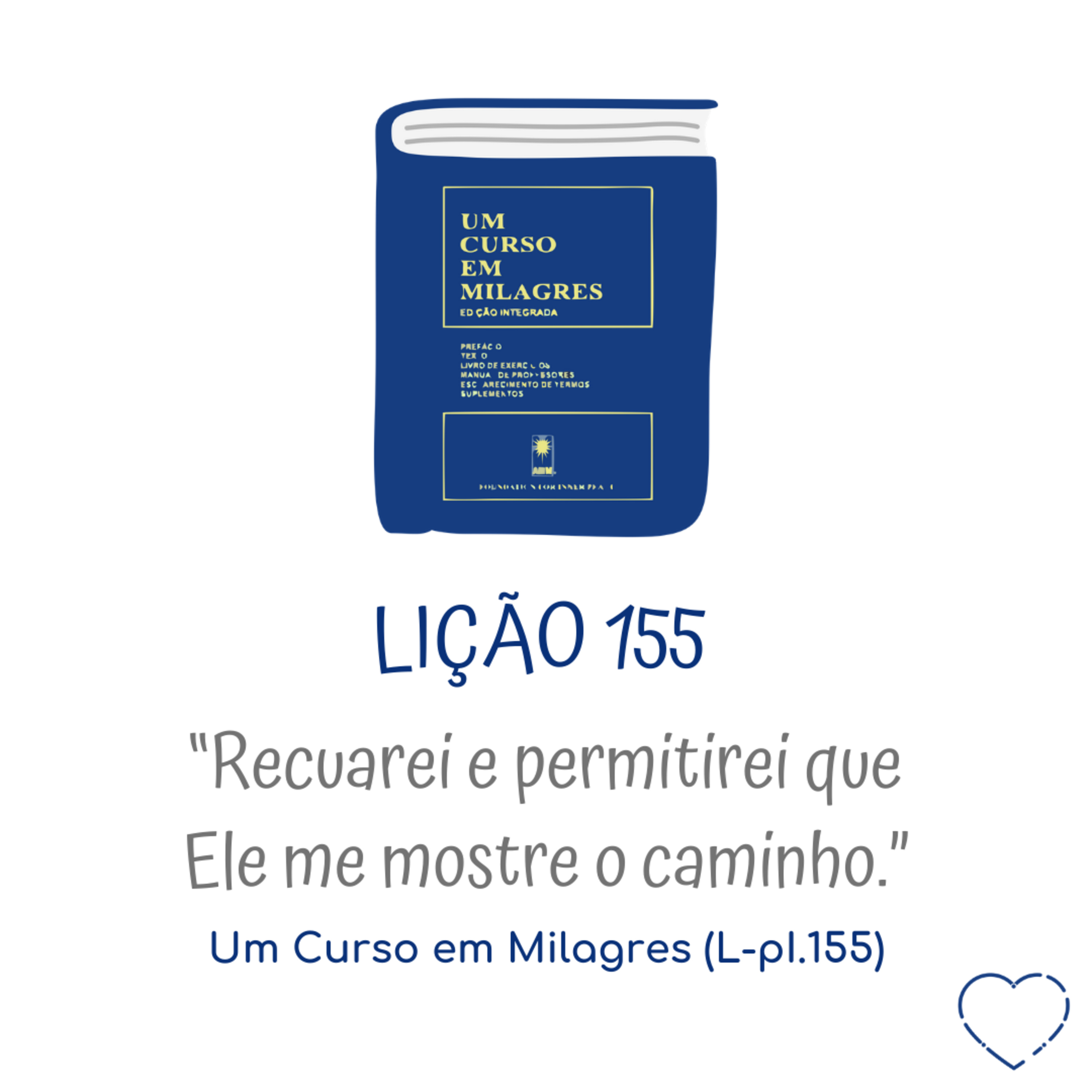 LIÇÃO 155 do Livro de Exercícios de "Um Curso em Milagres" (UCEM) | Na Frequência do Amor episode artwork