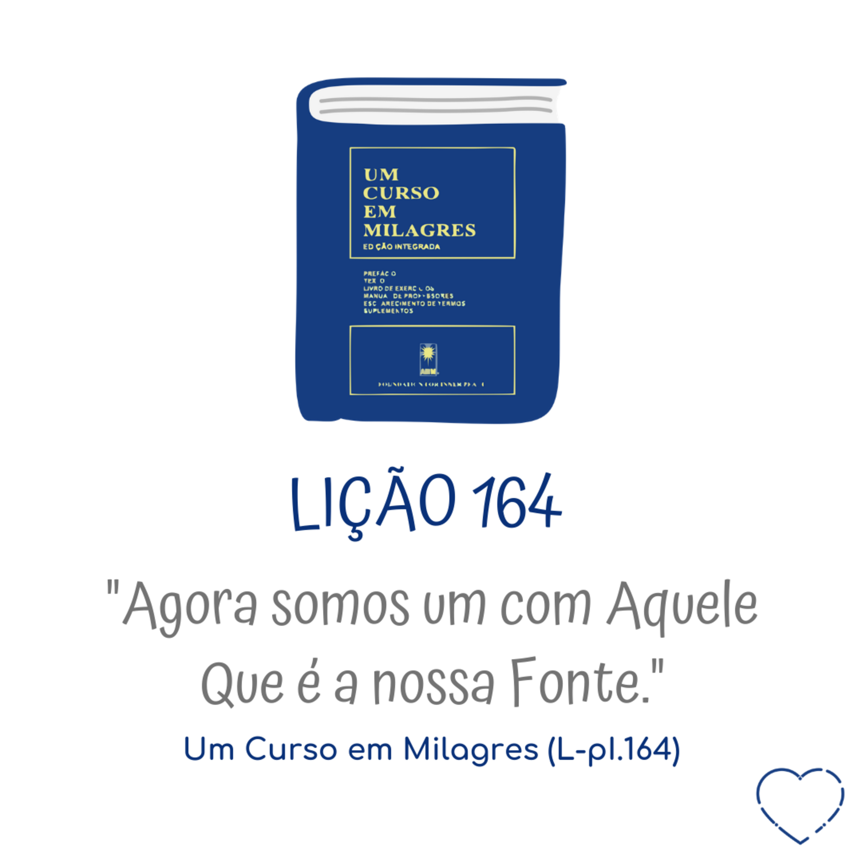LIÇÃO 164 do Livro de Exercícios de "Um Curso em Milagres" (UCEM) | Na Frequência do Amor episode artwork
