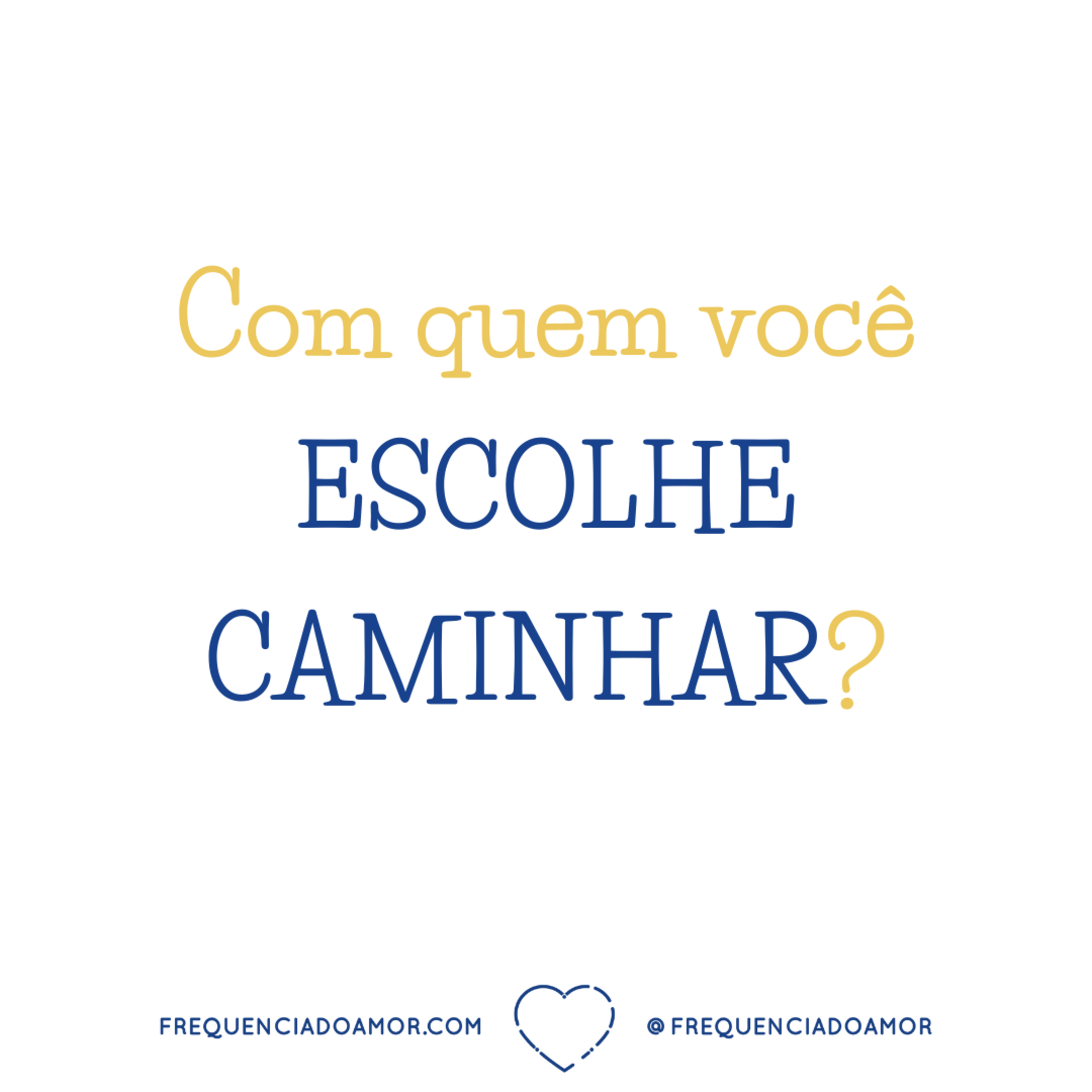 Com quem você ESCOLHE CAMINHAR? | Um Curso em Milagres (UCEM) | Na Frequência do Amor episode artwork