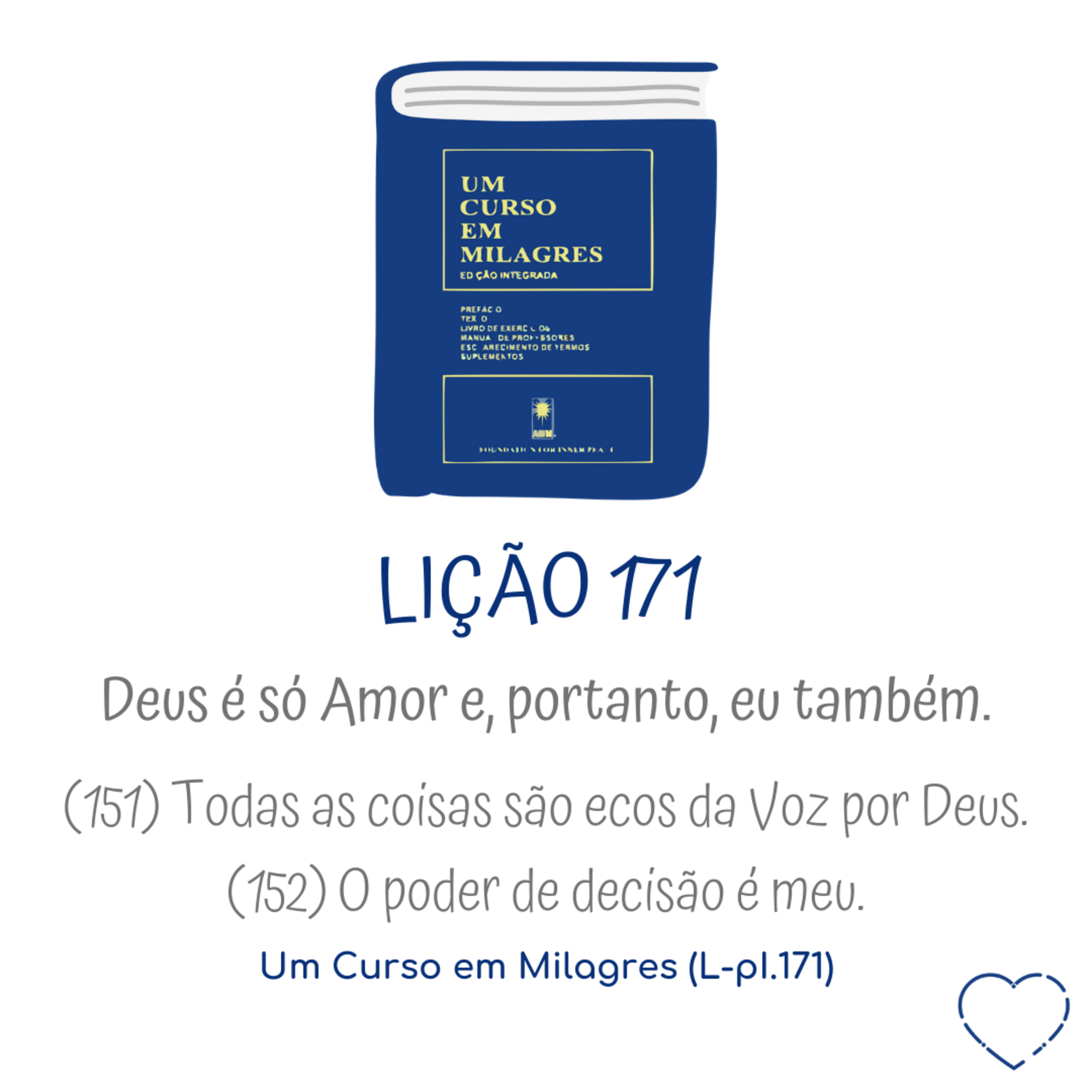 LIÇÃO 171 do Livro de Exercícios de "Um Curso em Milagres" (UCEM) | Frequência do Amor episode artwork
